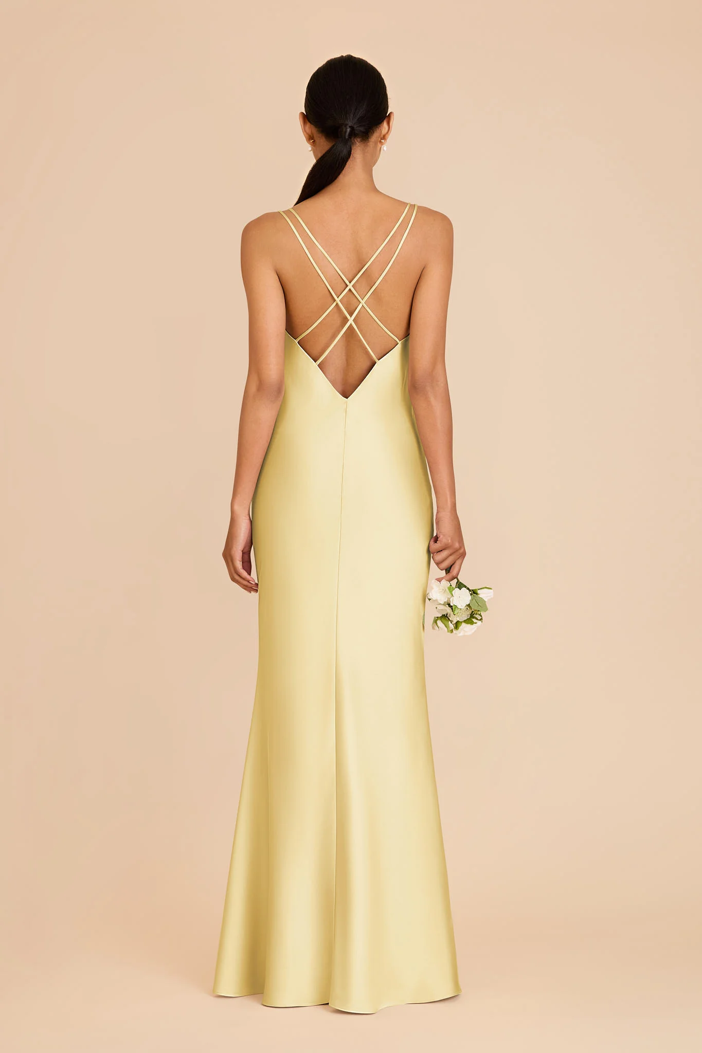 Matte Satin Lemon Sorbet Dress - XNAUWBI