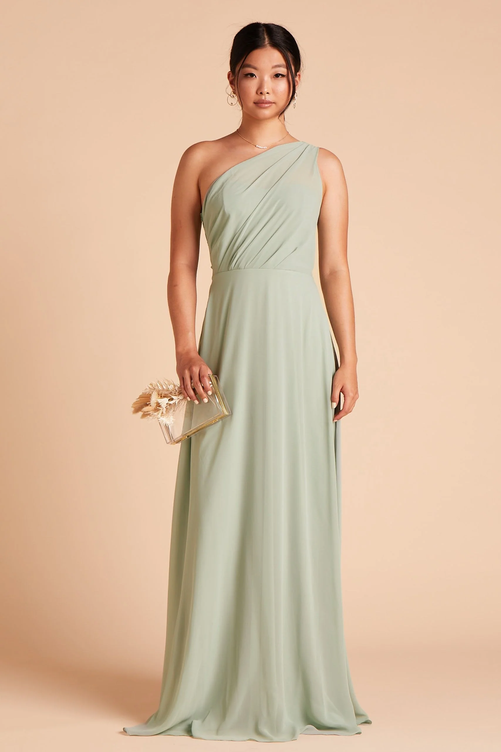 Chiffon Sage Dress - XNAUWBI