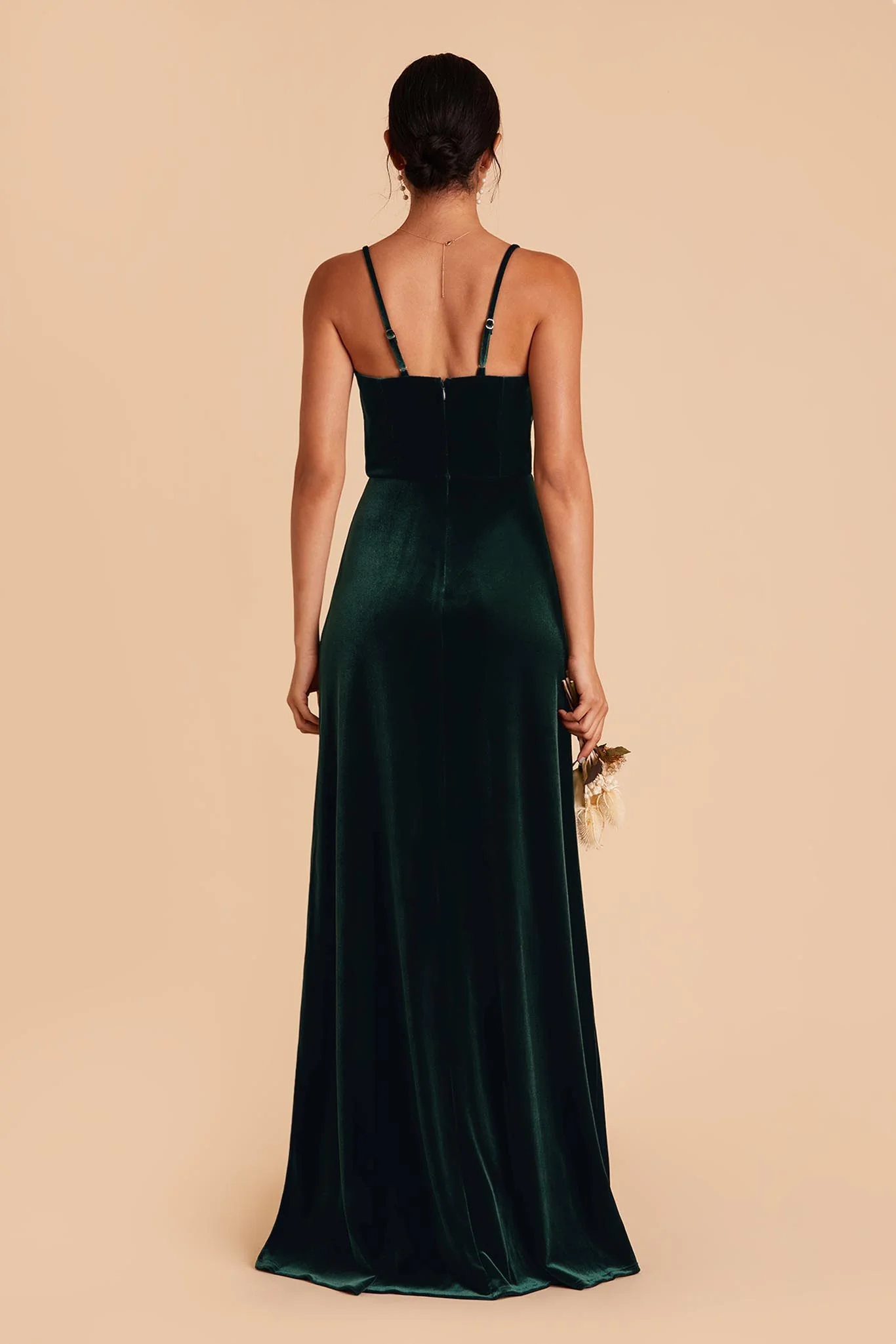 Velvet Emerald Dress - XNAUWBI