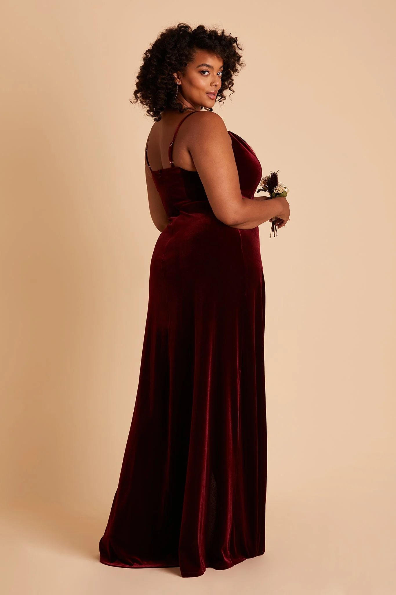 Velvet Cabernet Dress - XNAUWBI