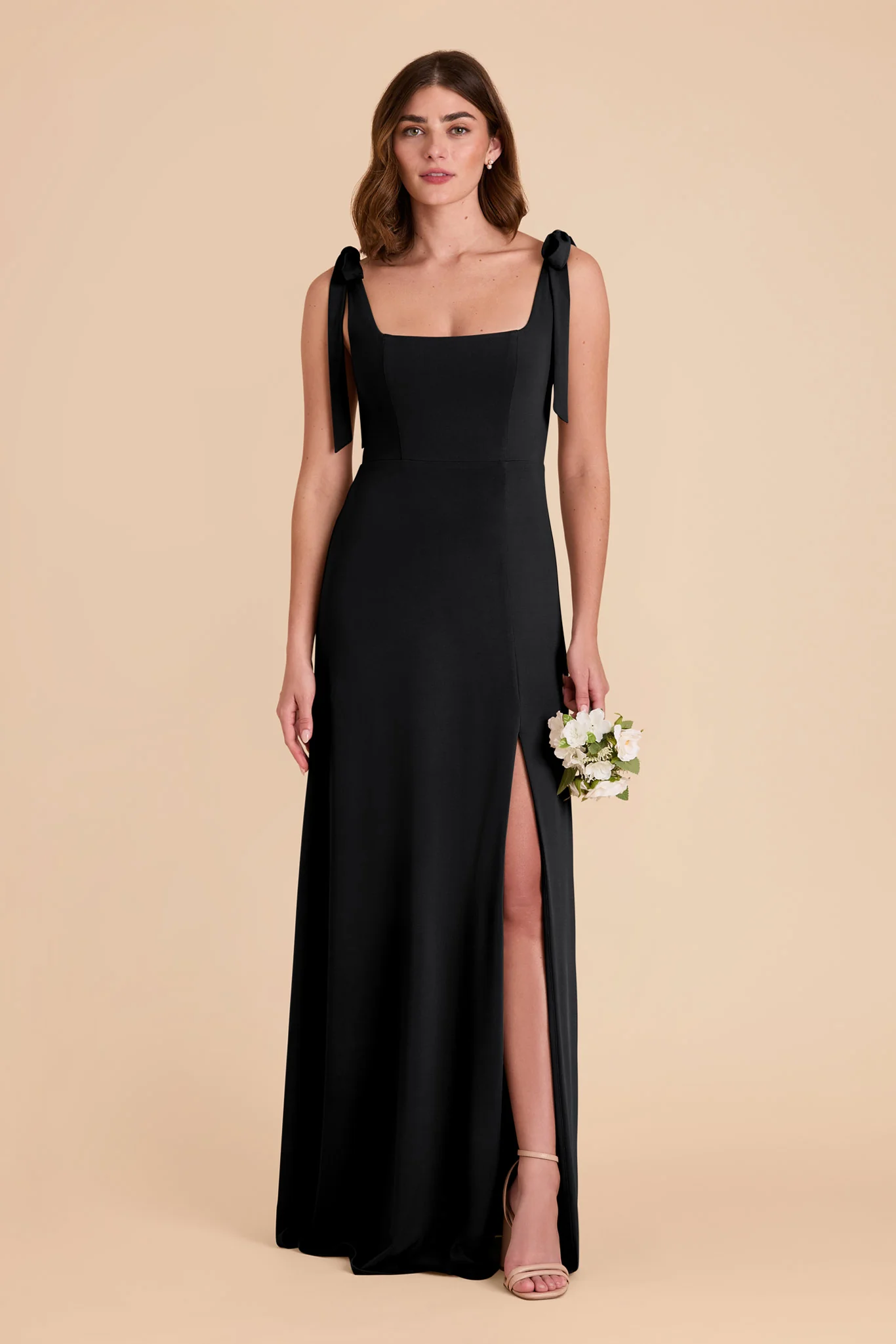 Luxe Knit Black Dress - XNAUWBI