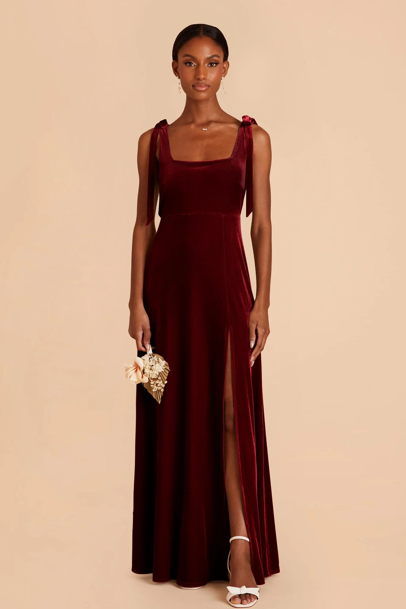 Velvet Cabernet Dress - XNAUWBI