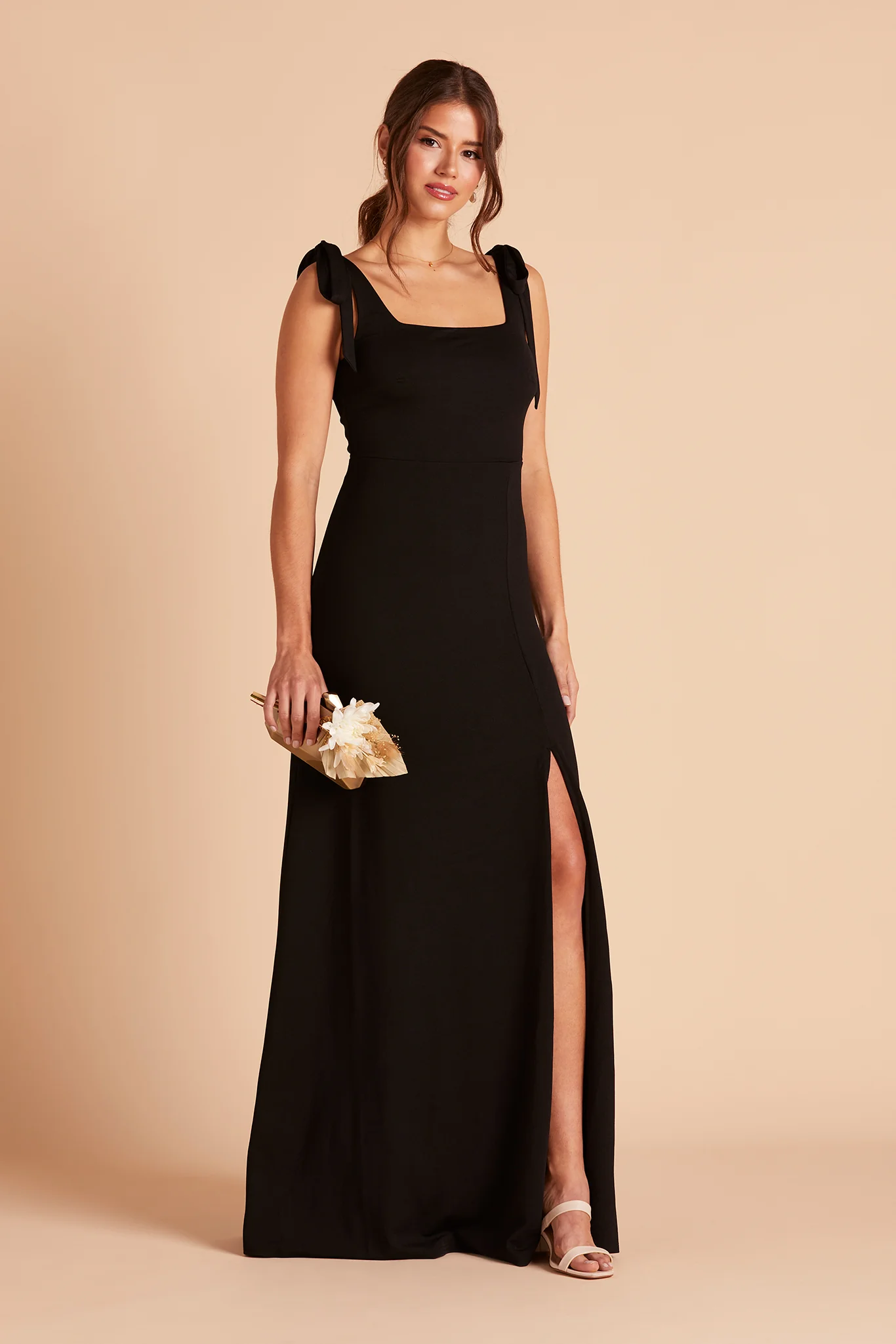 Crepe Black Dress - XNAUWBI
