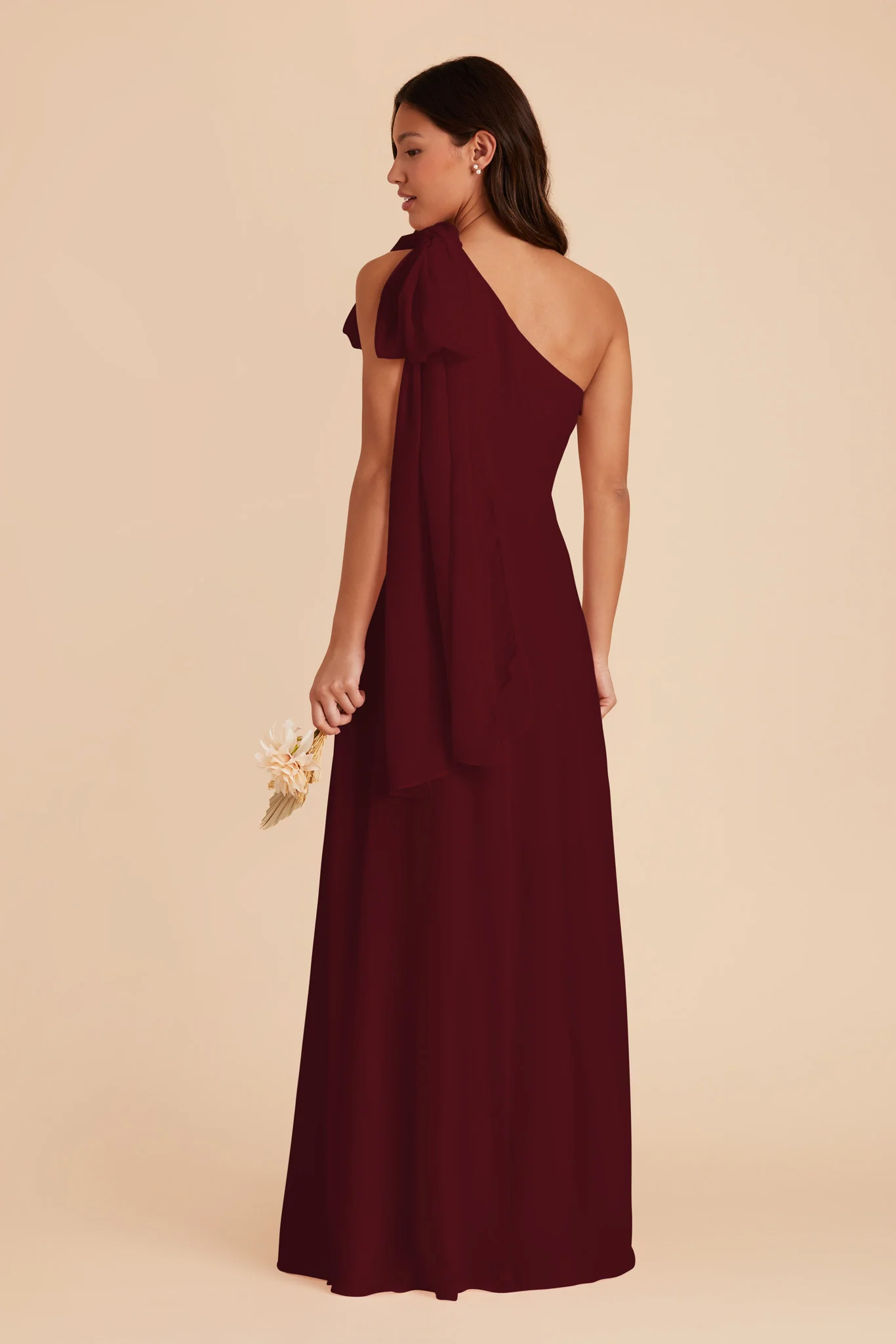 Chiffon Cabernet Dress - XNAUWBI