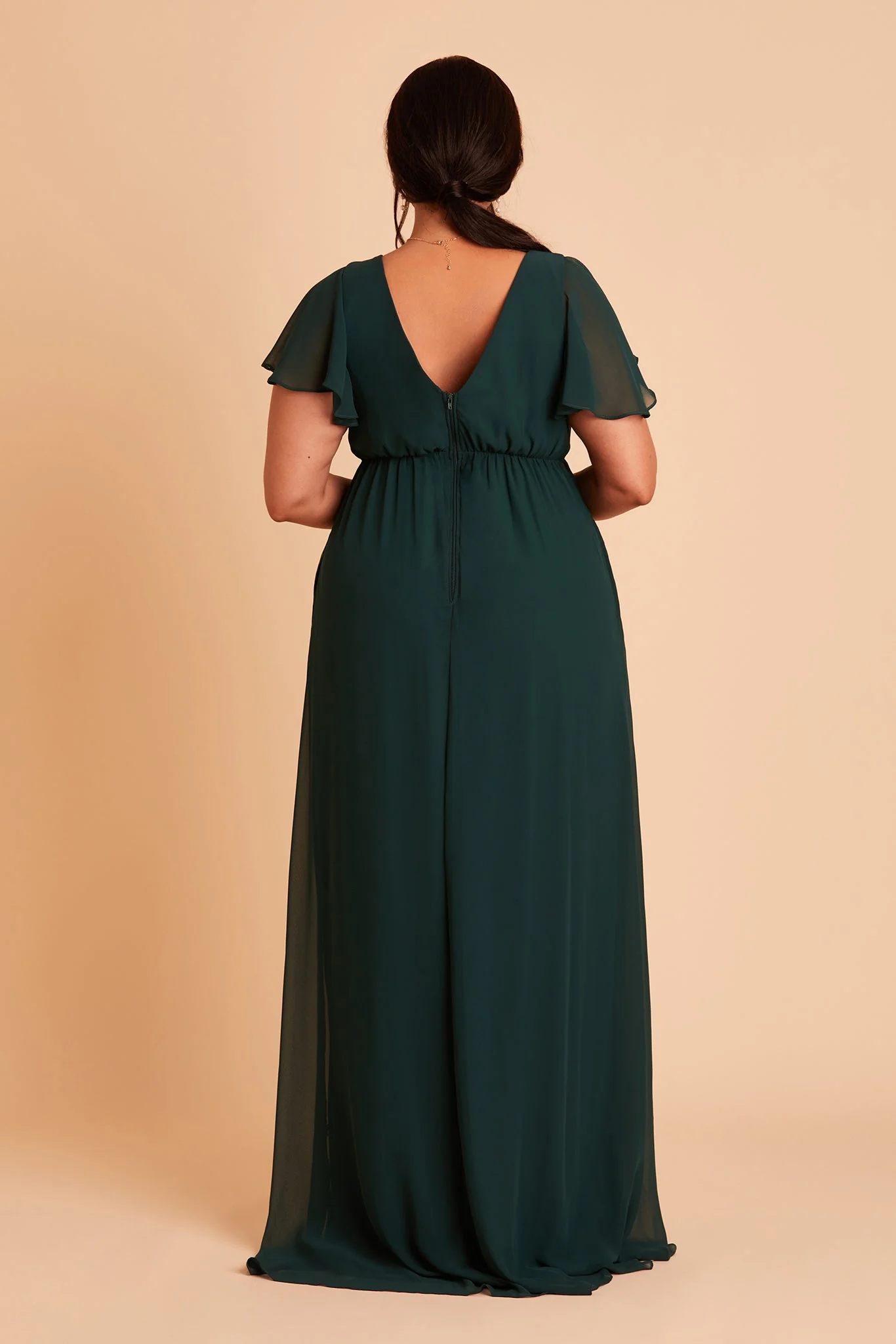 Chiffon Emerald Dress - XNAUWBI