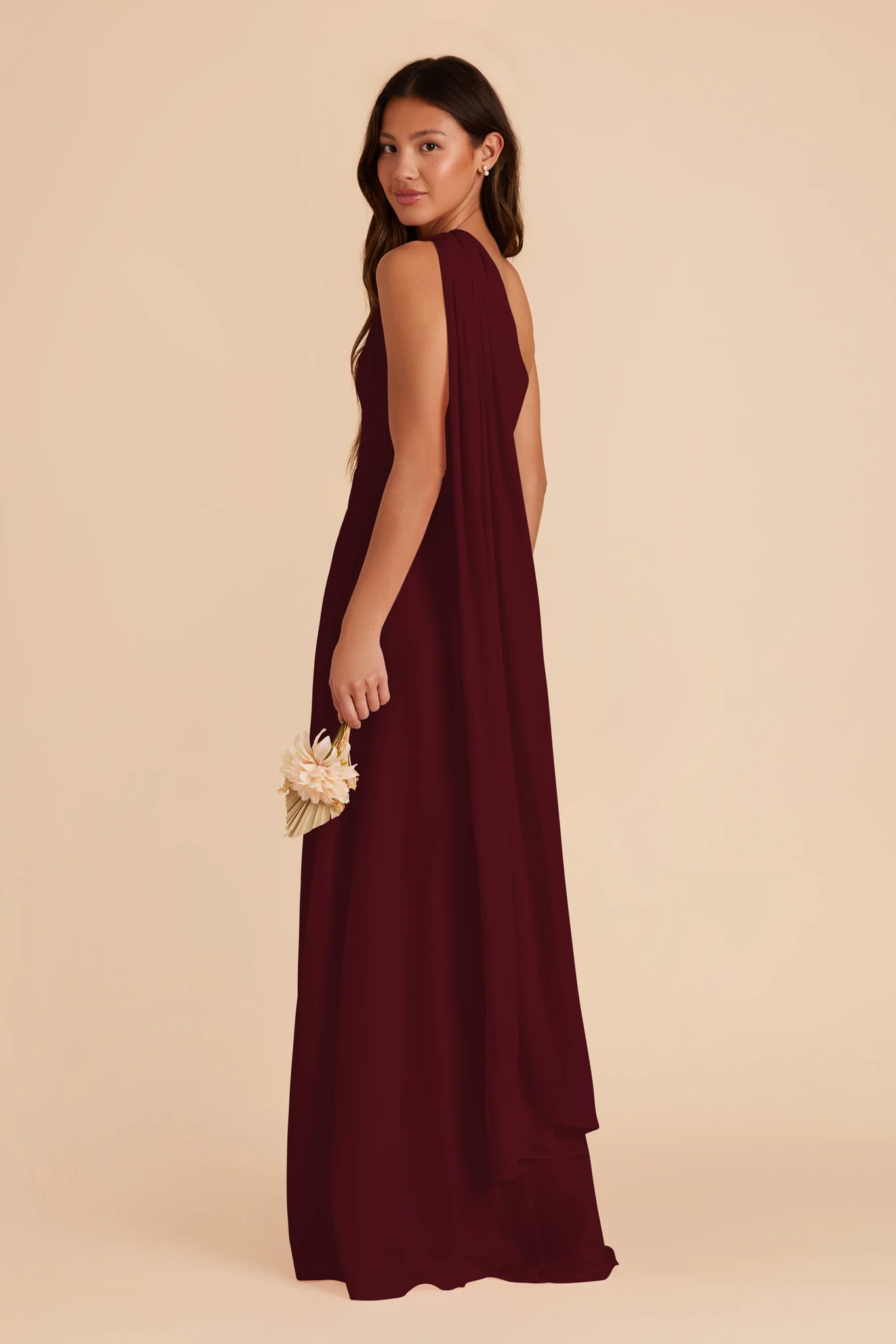 Chiffon Cabernet Dress - XNAUWBI