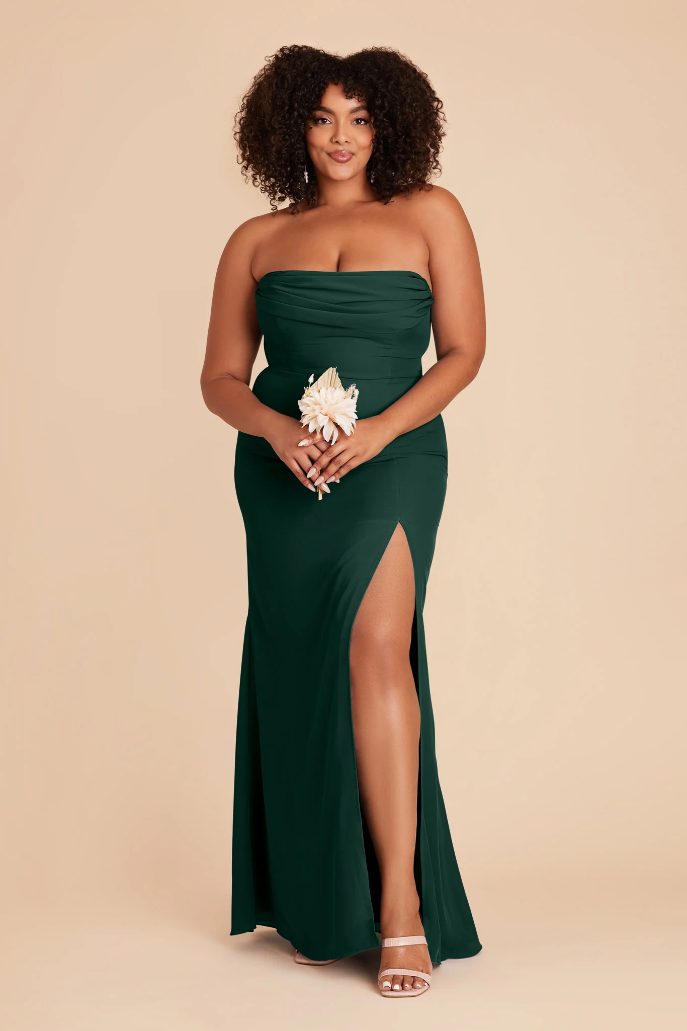 Chiffon Emerald Dress - XNAUWBI