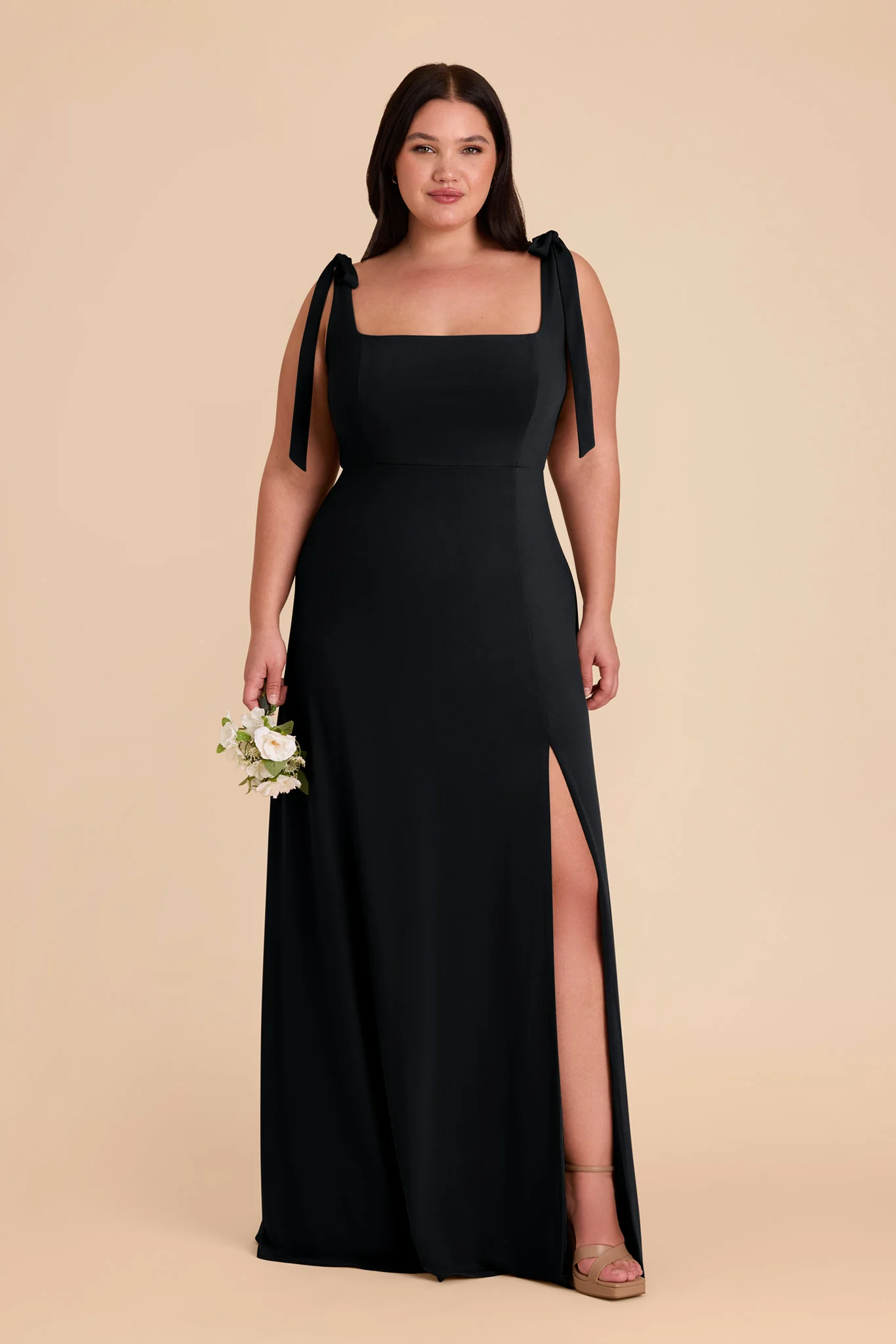 Luxe Knit Black Dress - XNAUWBI