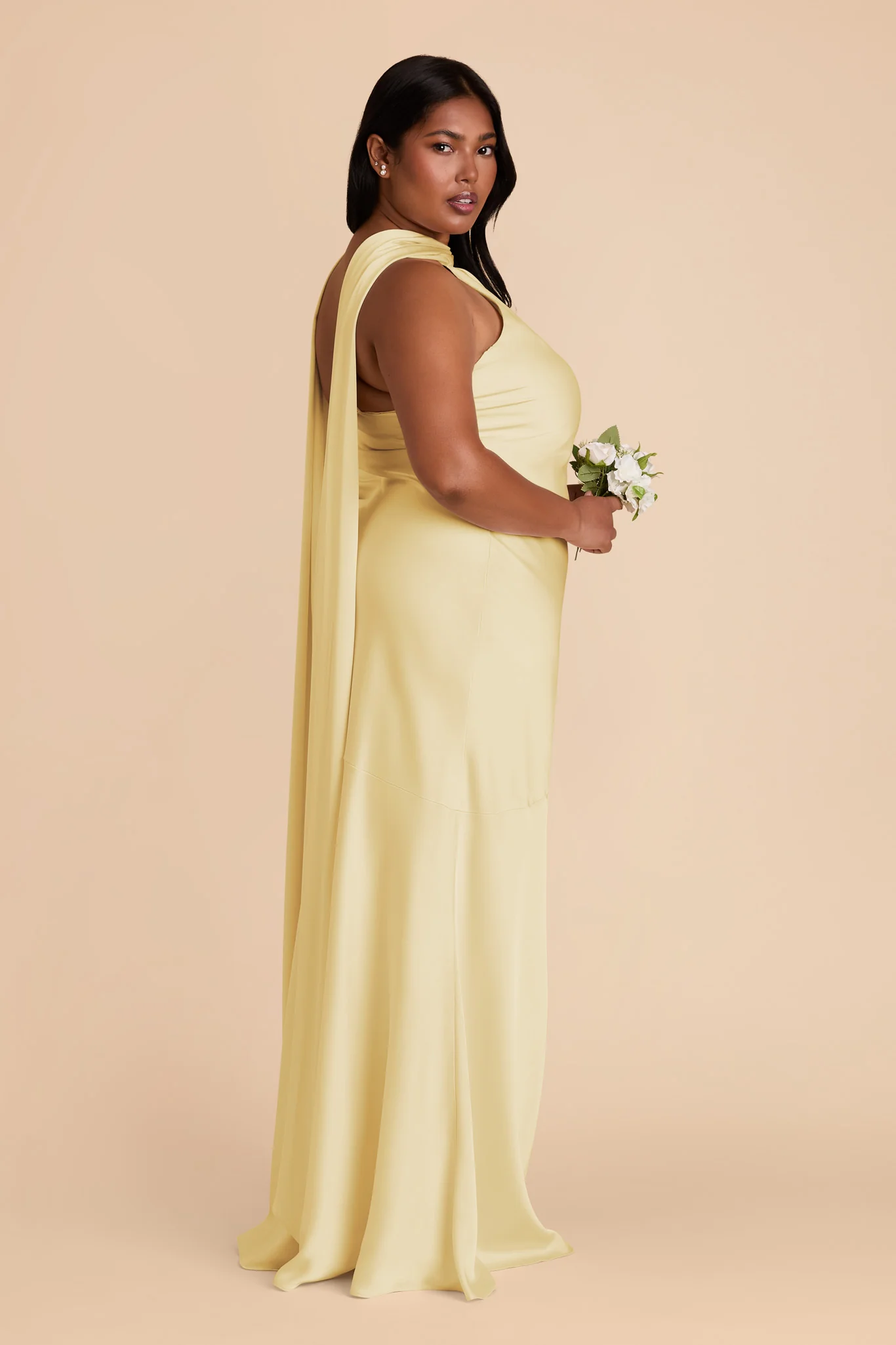 Matte Satin Lemon Sorbet Dress - XNAUWBI