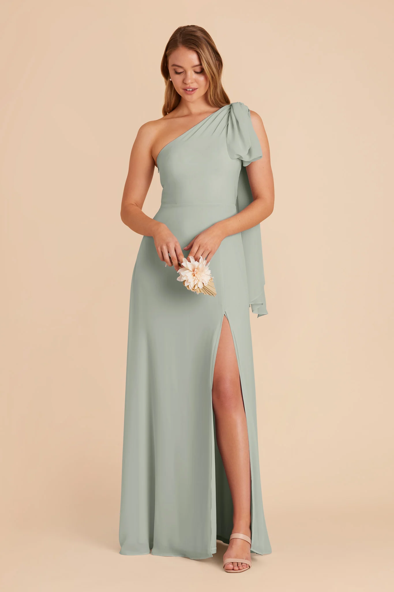 Chiffon Sage Dress - XNAUWBI