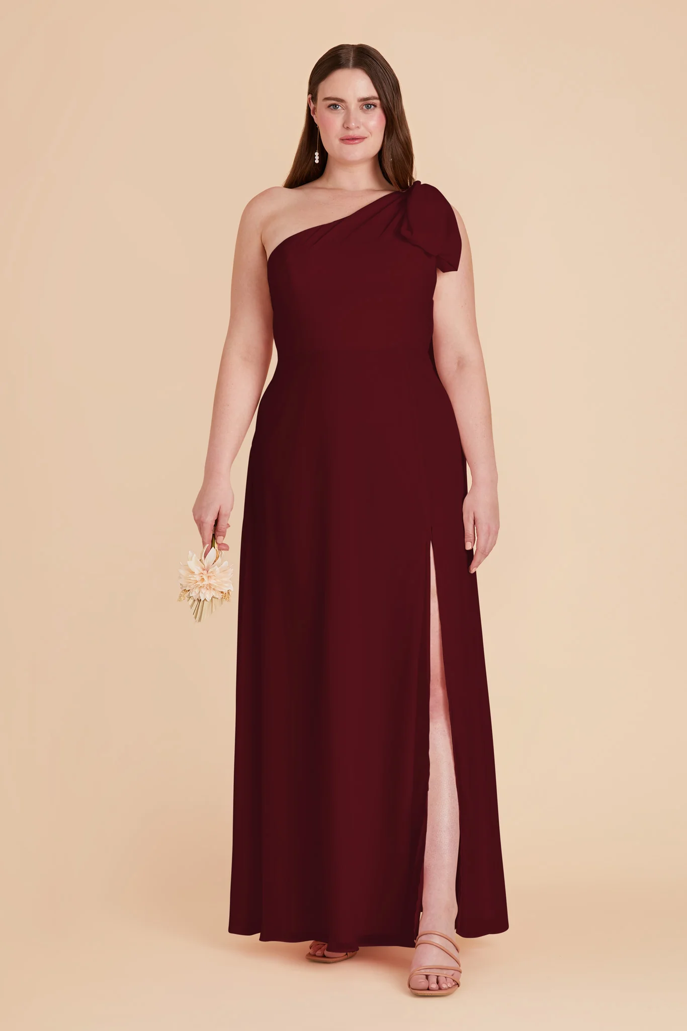 Chiffon Cabernet Dress - XNAUWBI