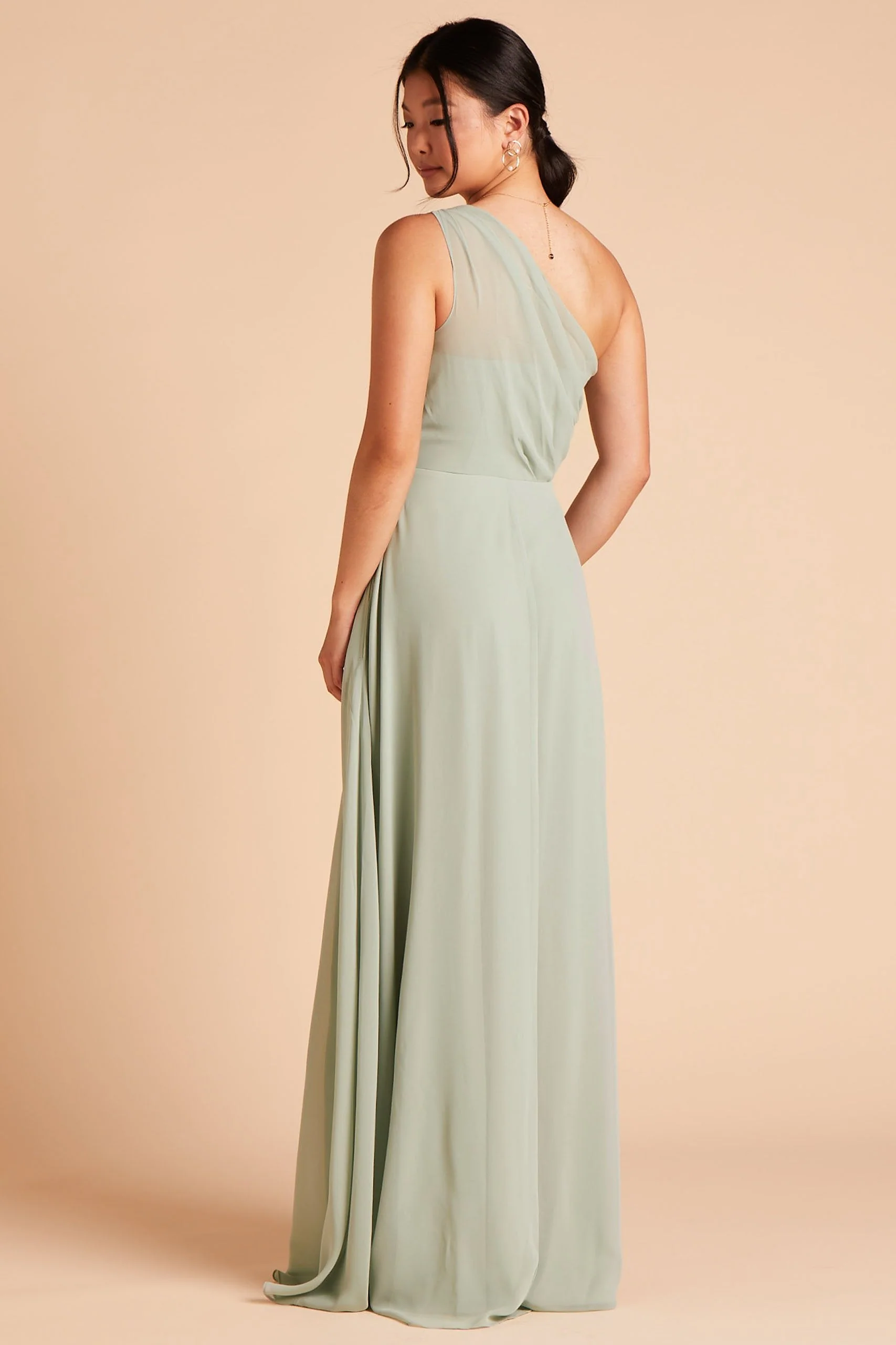 Chiffon Sage Dress - XNAUWBI