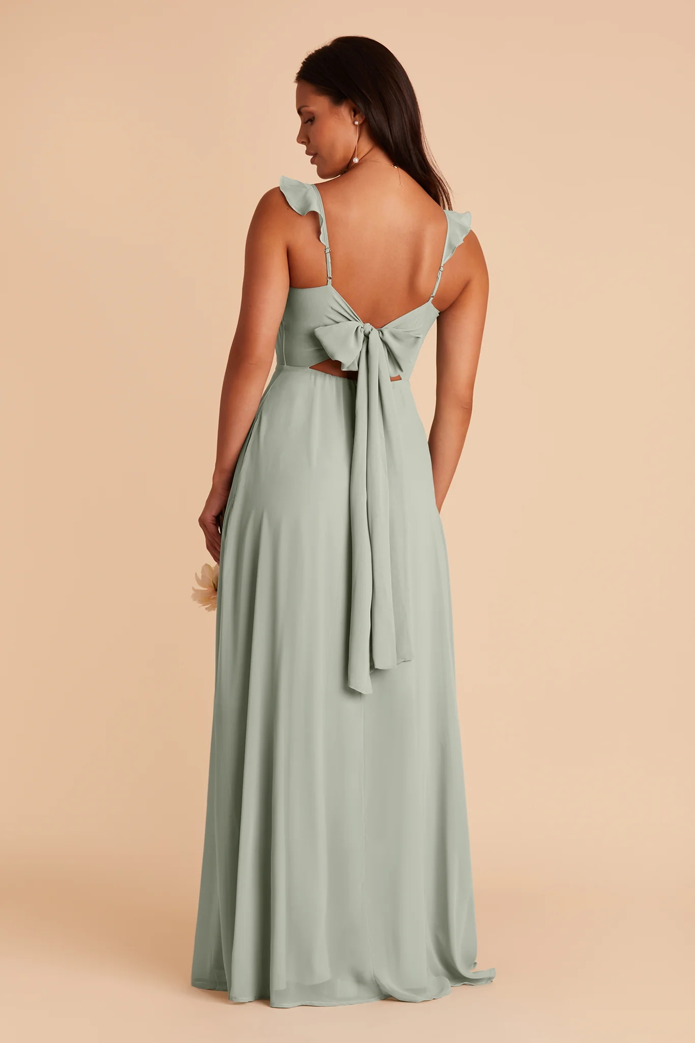 Chiffon Sage Dress - XNAUWBI
