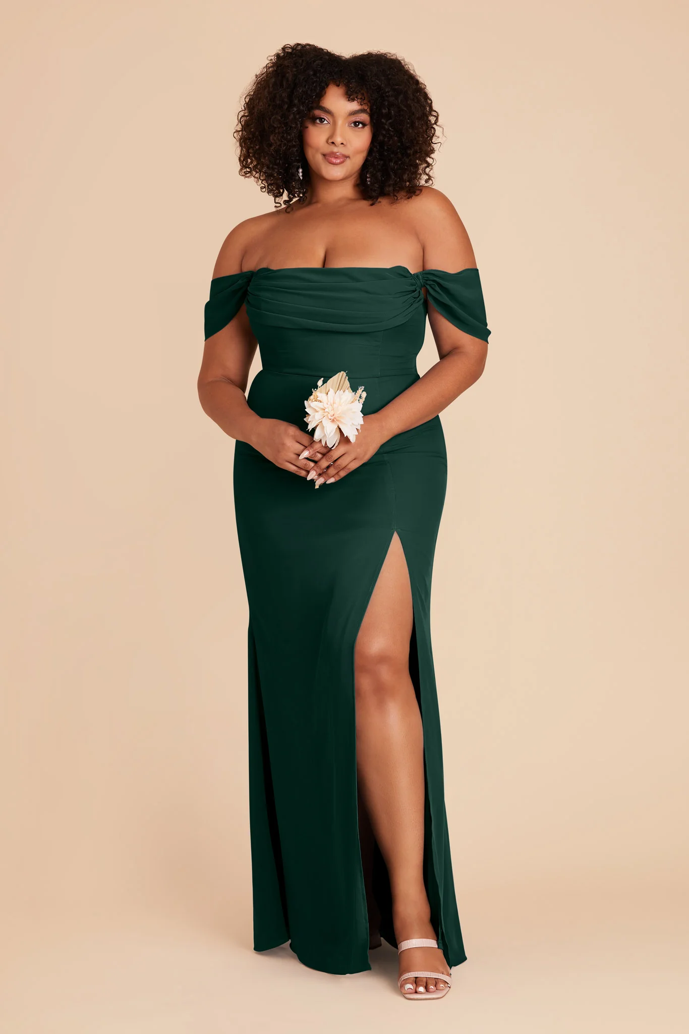 Chiffon Emerald Dress - XNAUWBI