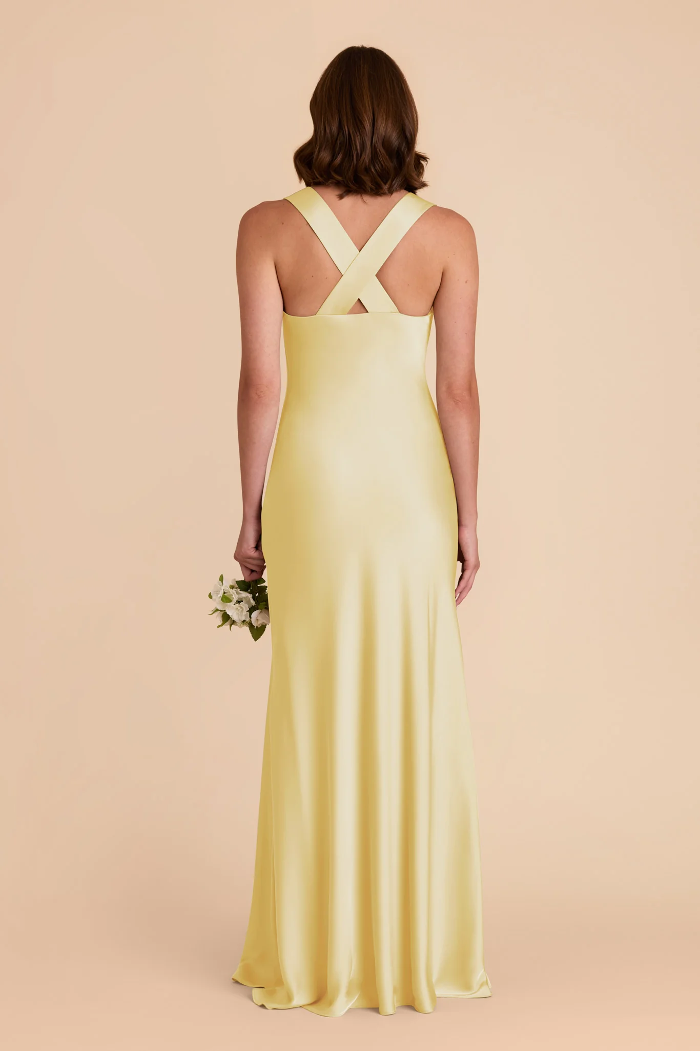Matte Satin Lemon Sorbet Dress - XNAUWBI