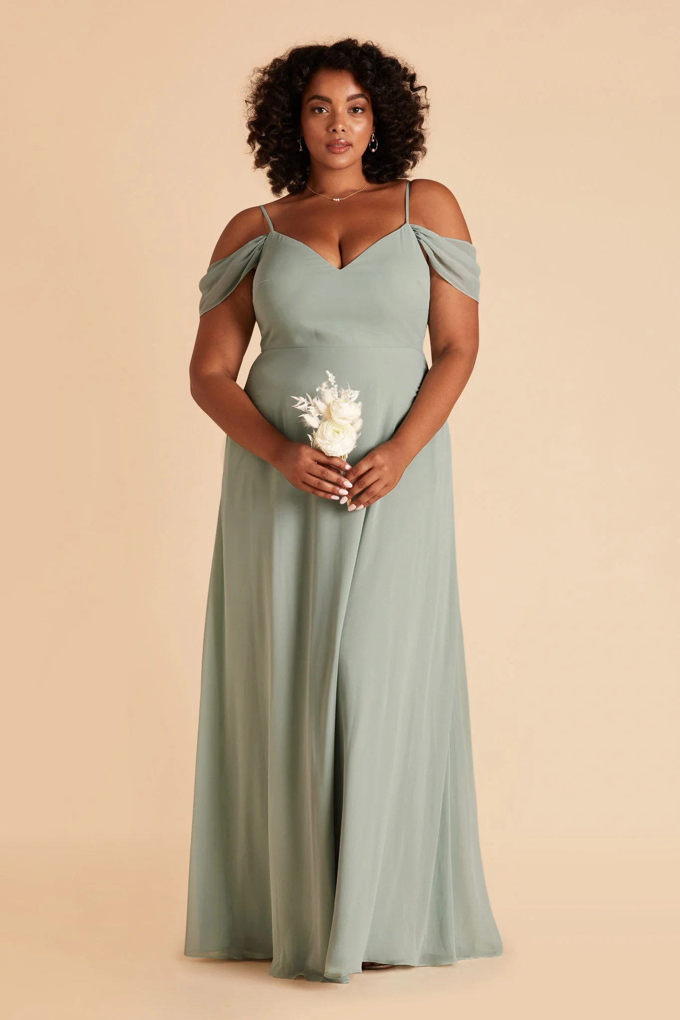 Chiffon Sage Dress - XNAUWBI