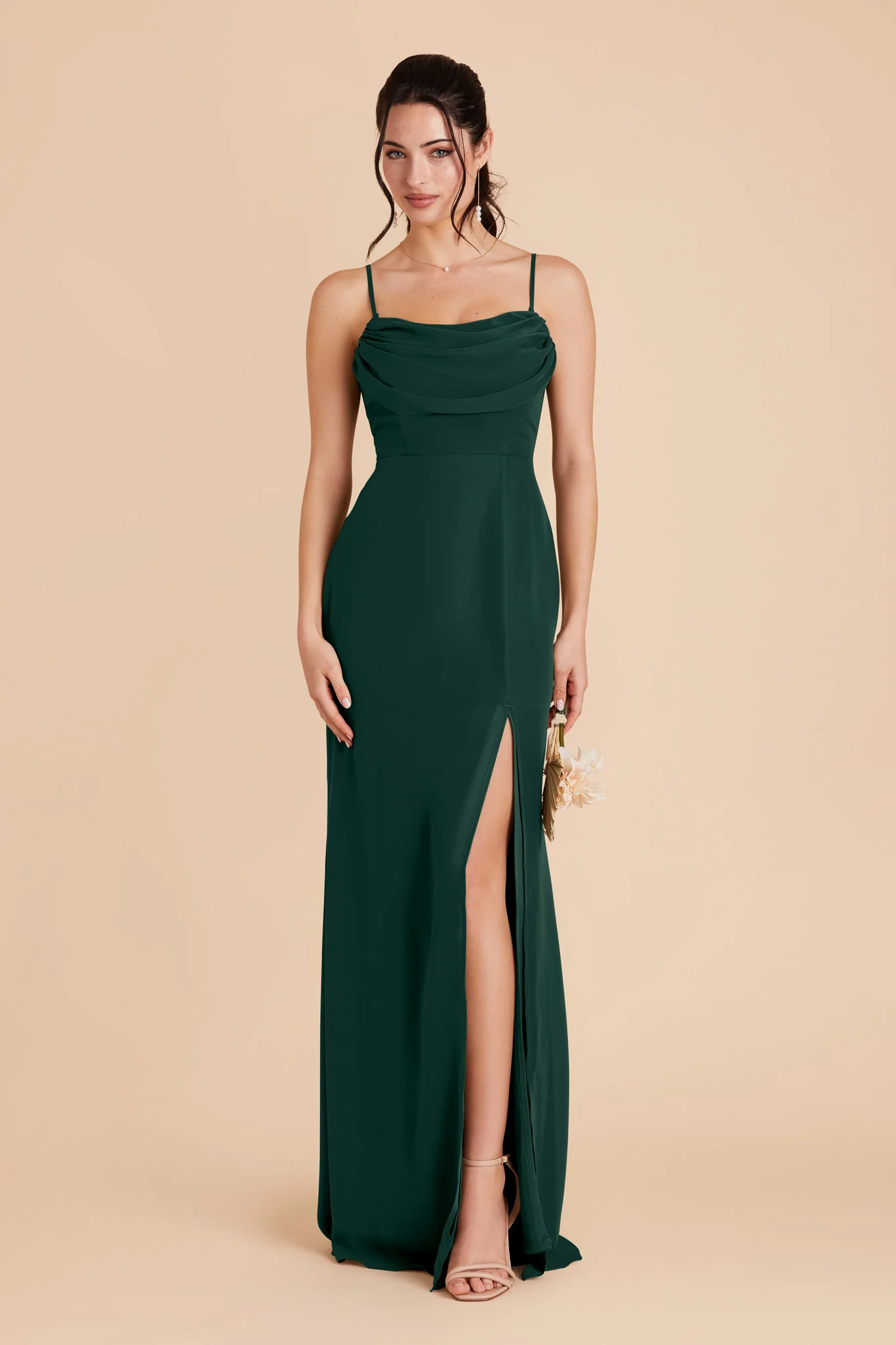 Chiffon Emerald Dress - XNAUWBI