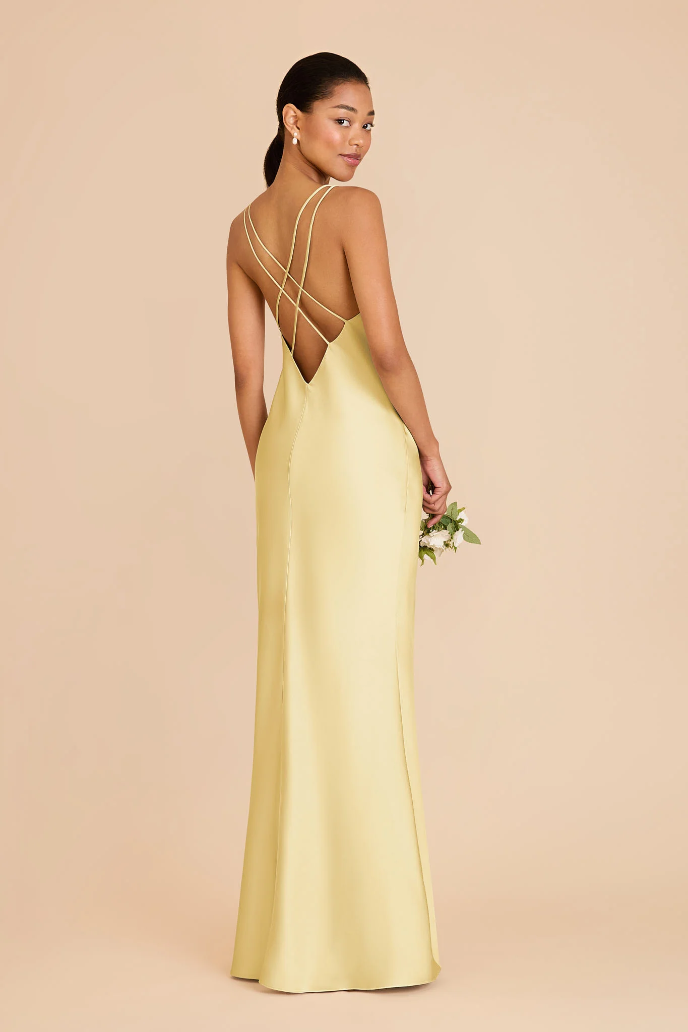 Matte Satin Lemon Sorbet Dress - XNAUWBI