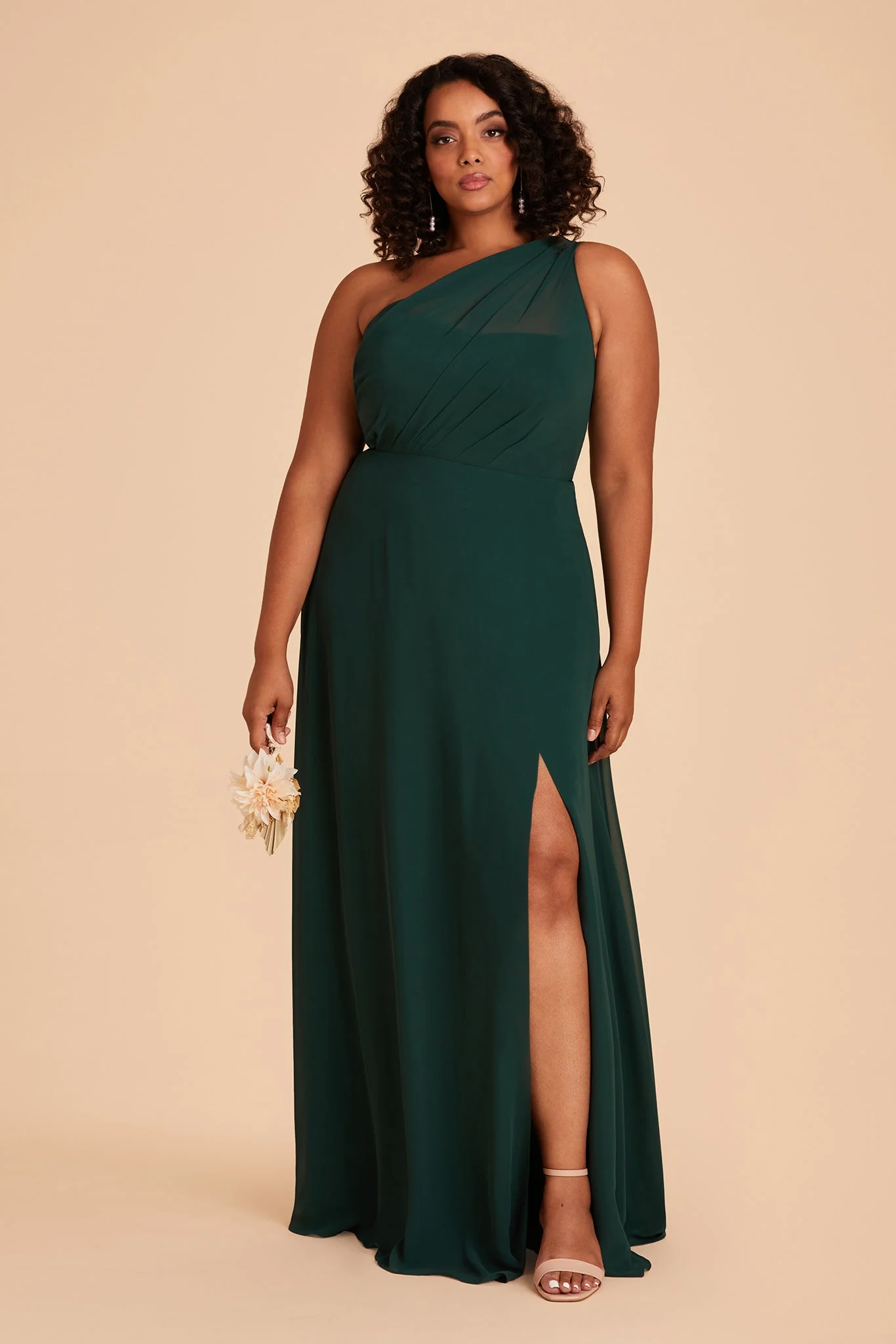 Chiffon Emerald Dress - XNAUWBI