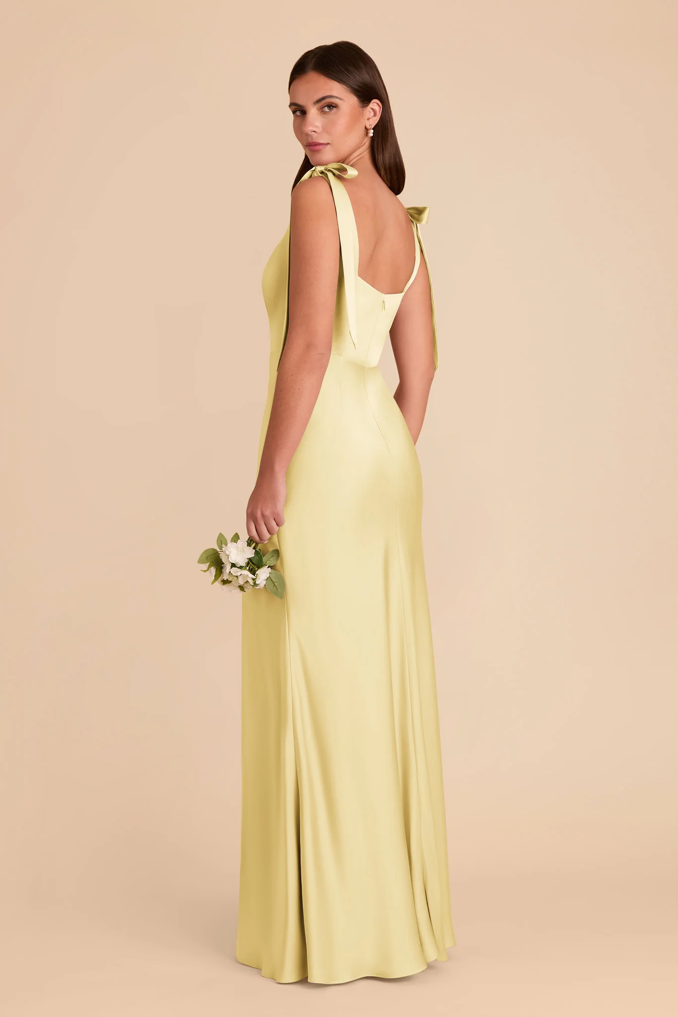 Matte Satin Lemon Sorbet Dress - XNAUWBI