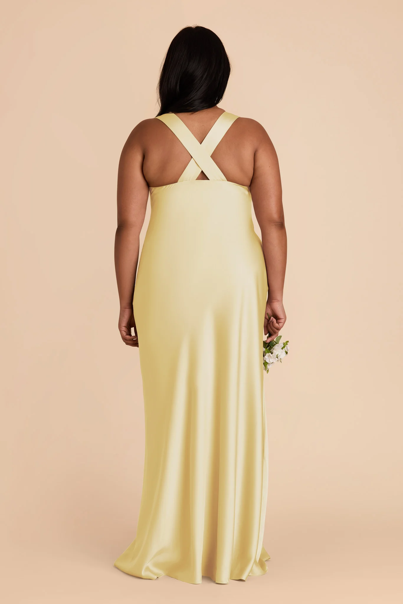 Matte Satin Lemon Sorbet Dress - XNAUWBI