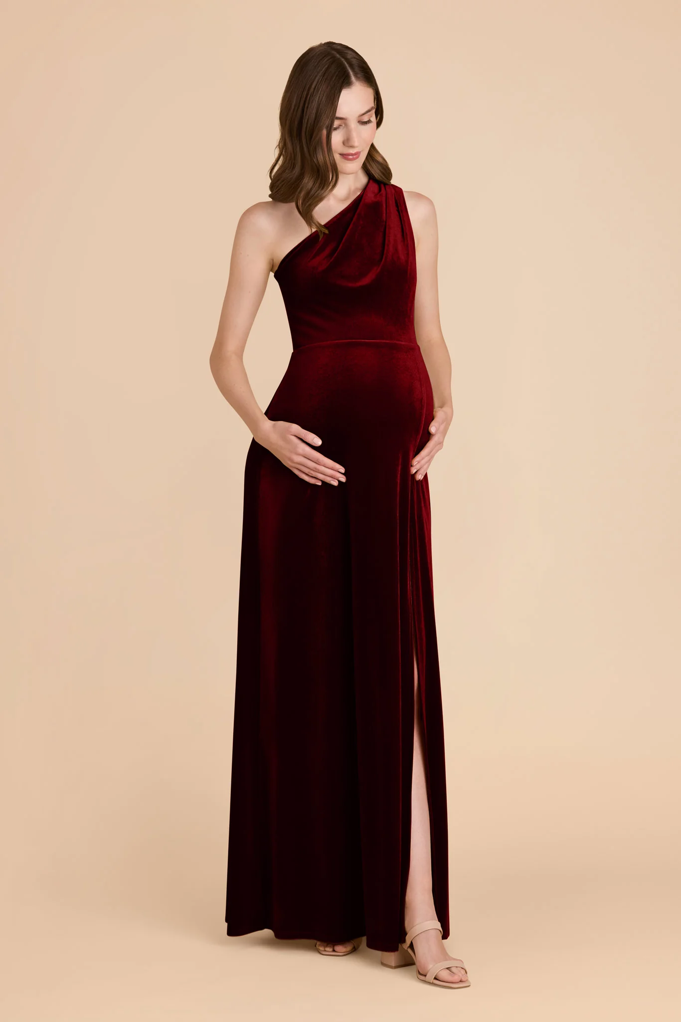Velvet Cabernet Dress - XNAUWBI