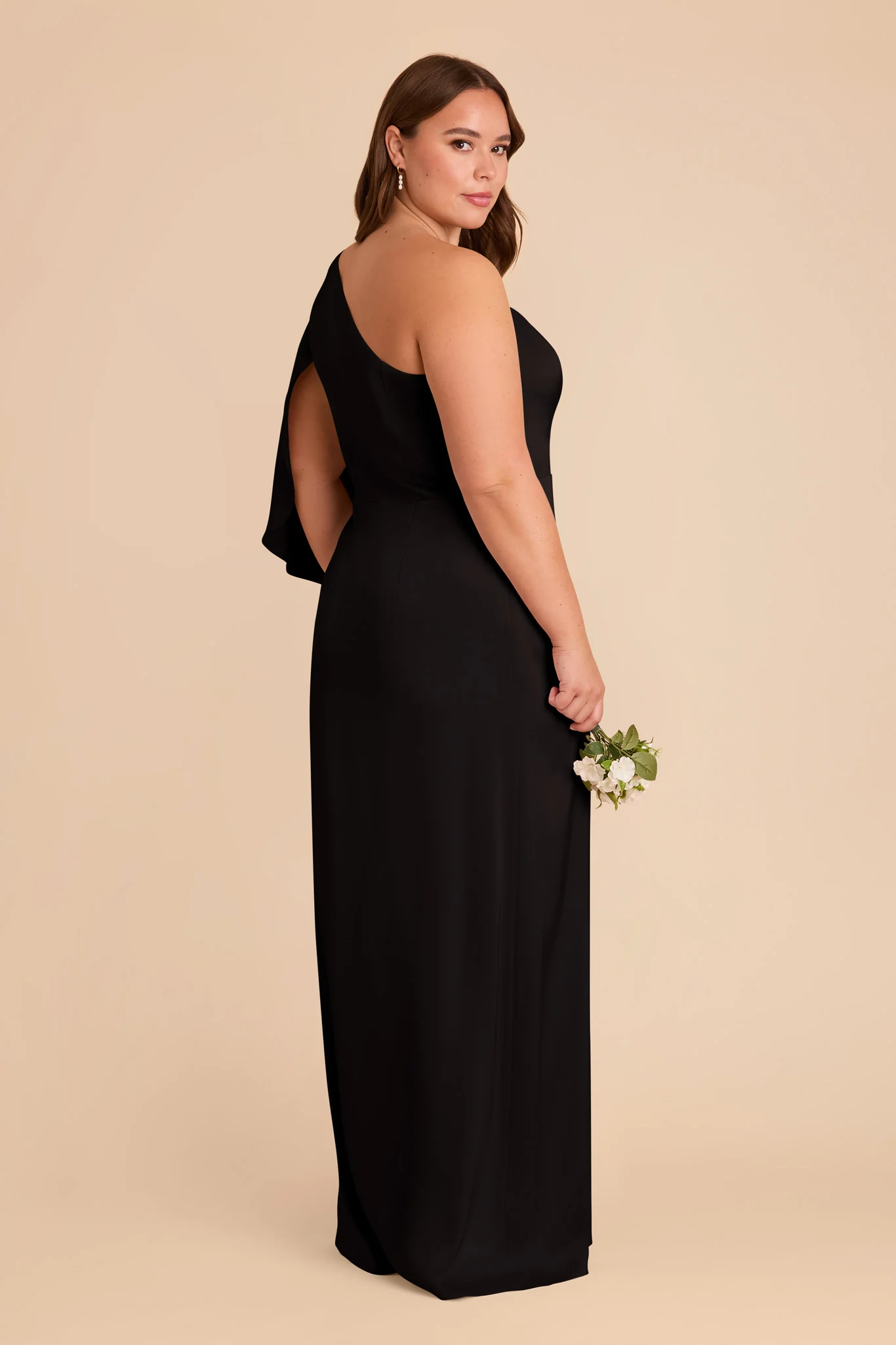 Matte Satin Black Dress - XNAUWBI