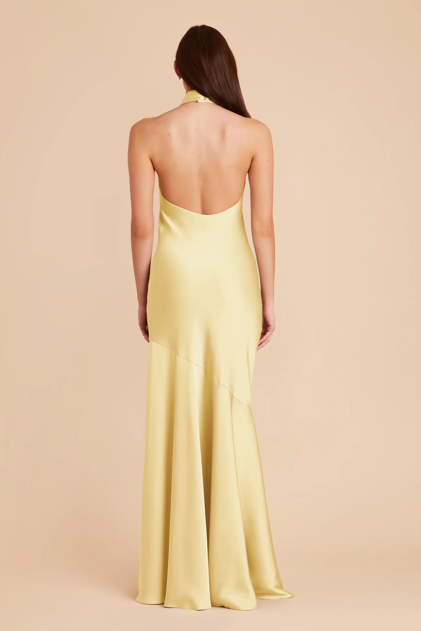 Matte Satin Lemon Sorbet Dress - XNAUWBI