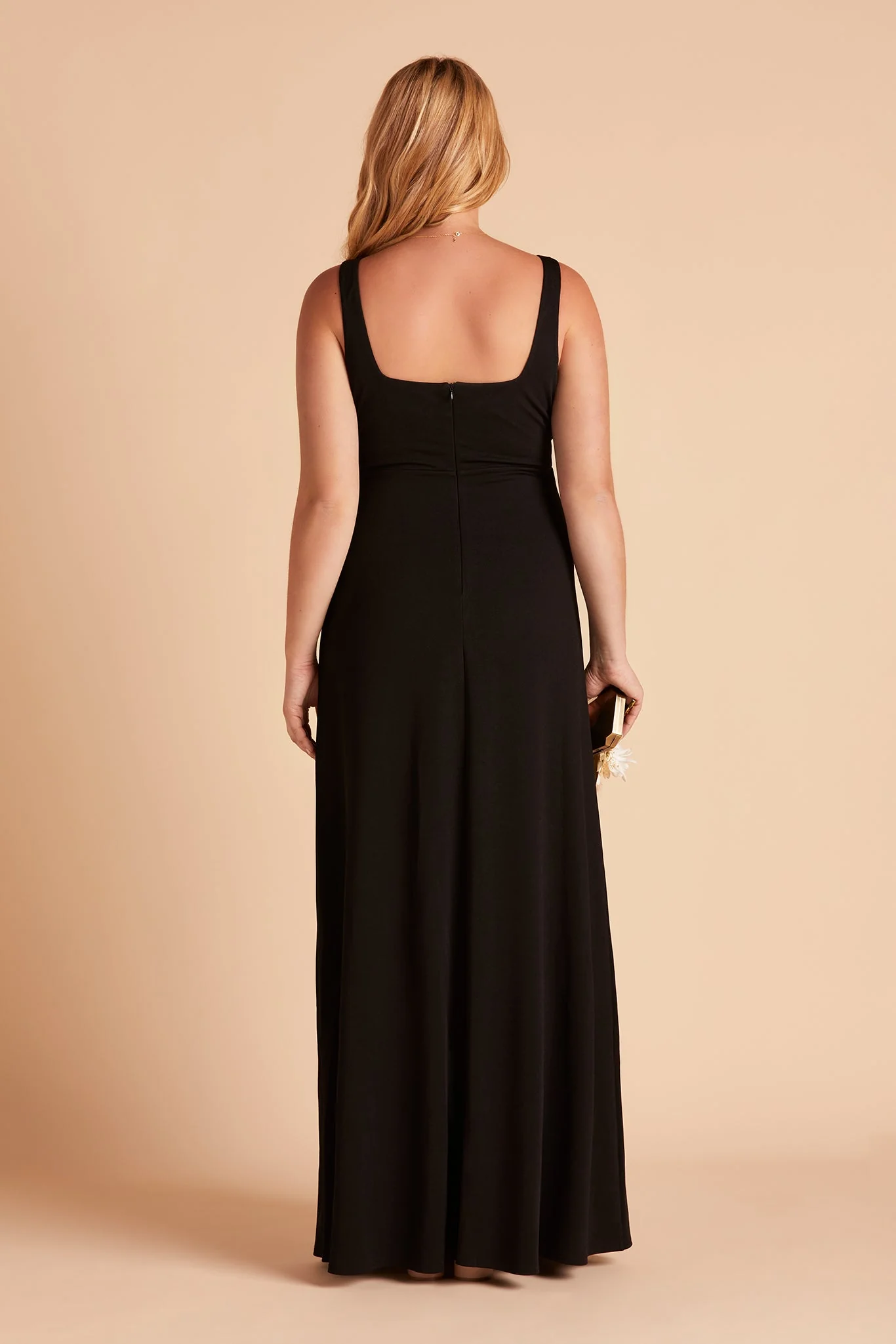 Crepe Black Dress - XNAUWBI