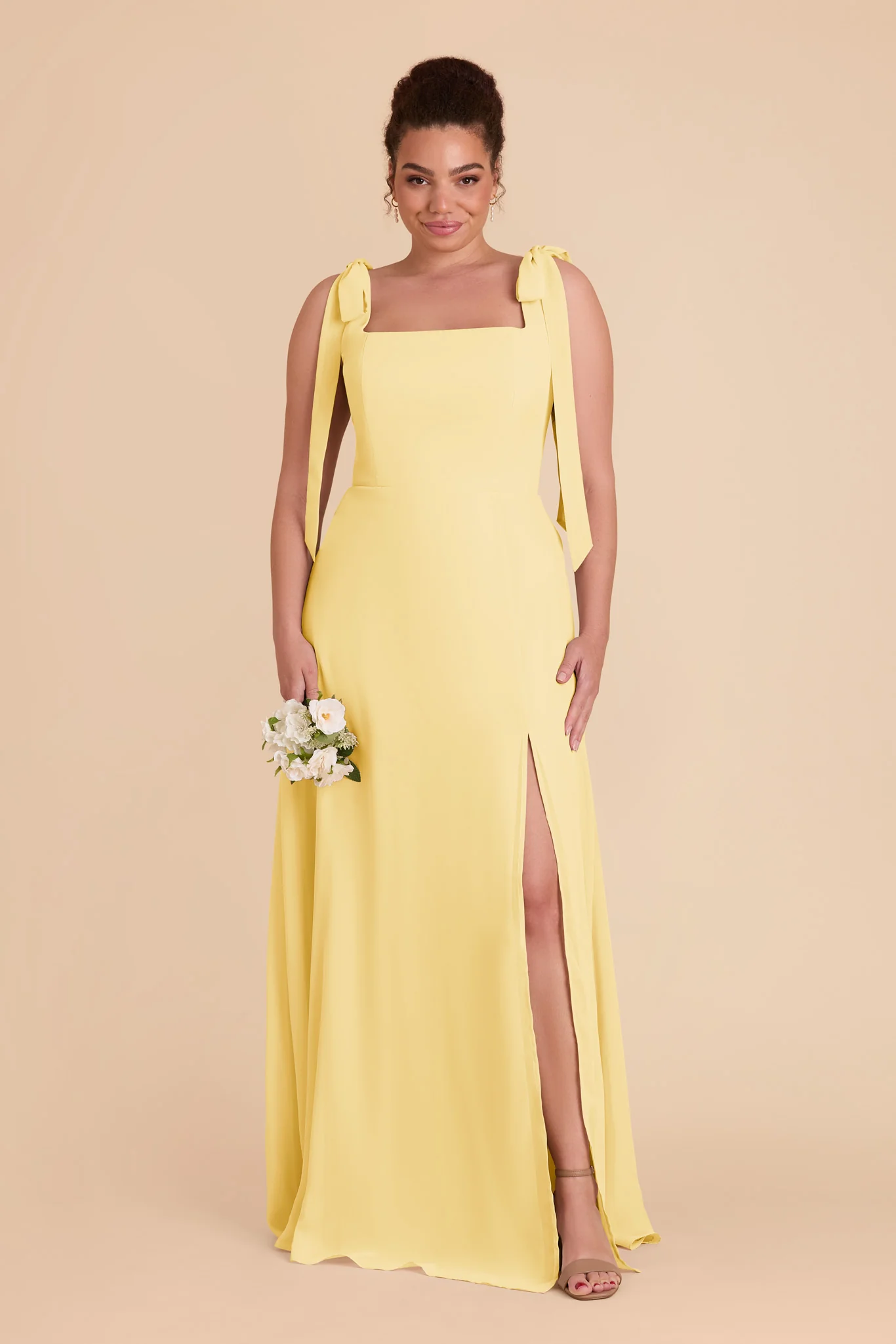 Chiffon Lemon Sorbet Dress - XNAUWBI