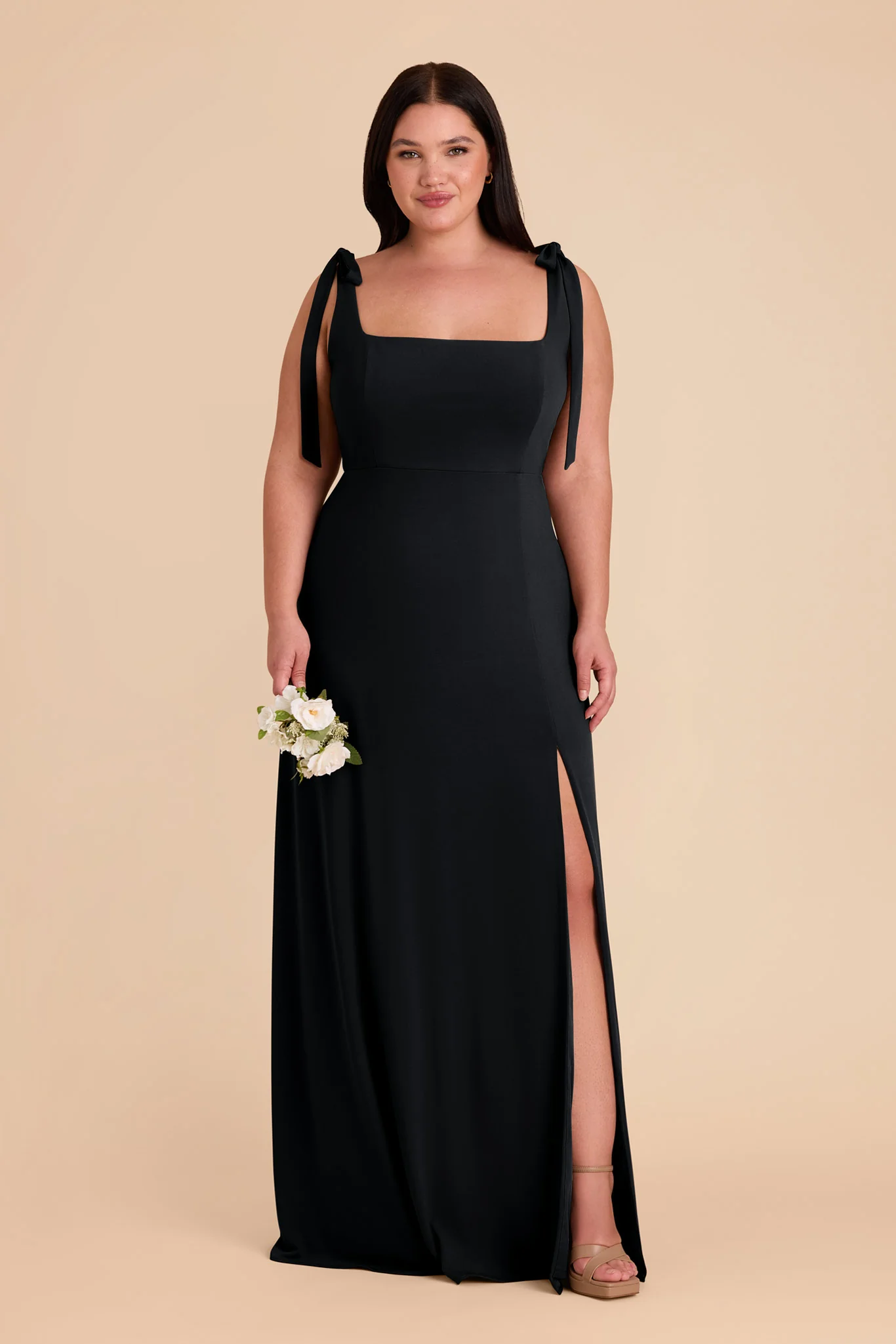 Luxe Knit Black Dress - XNAUWBI
