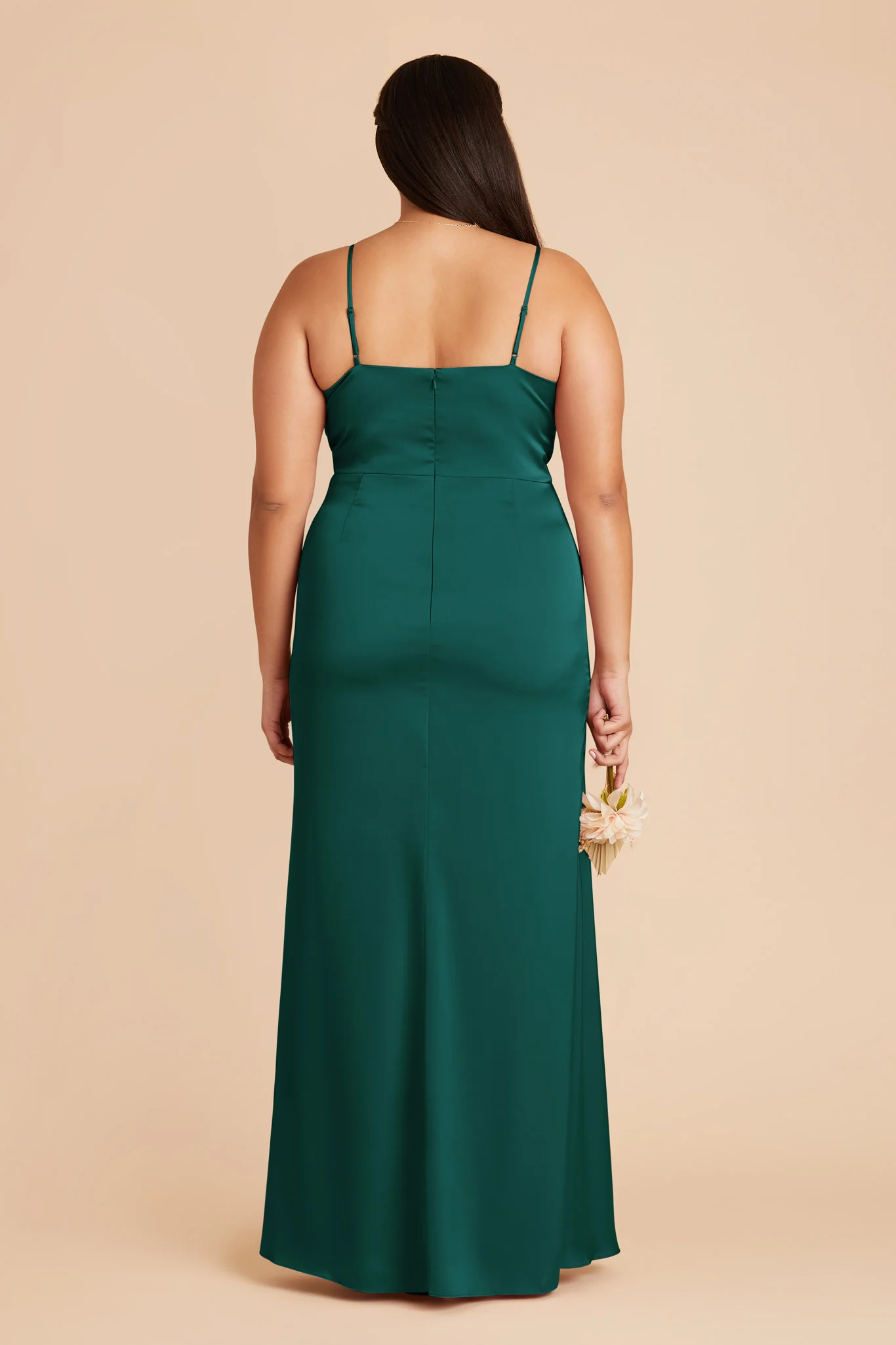 Matte Satin Emerald Dress - XNAUWBI