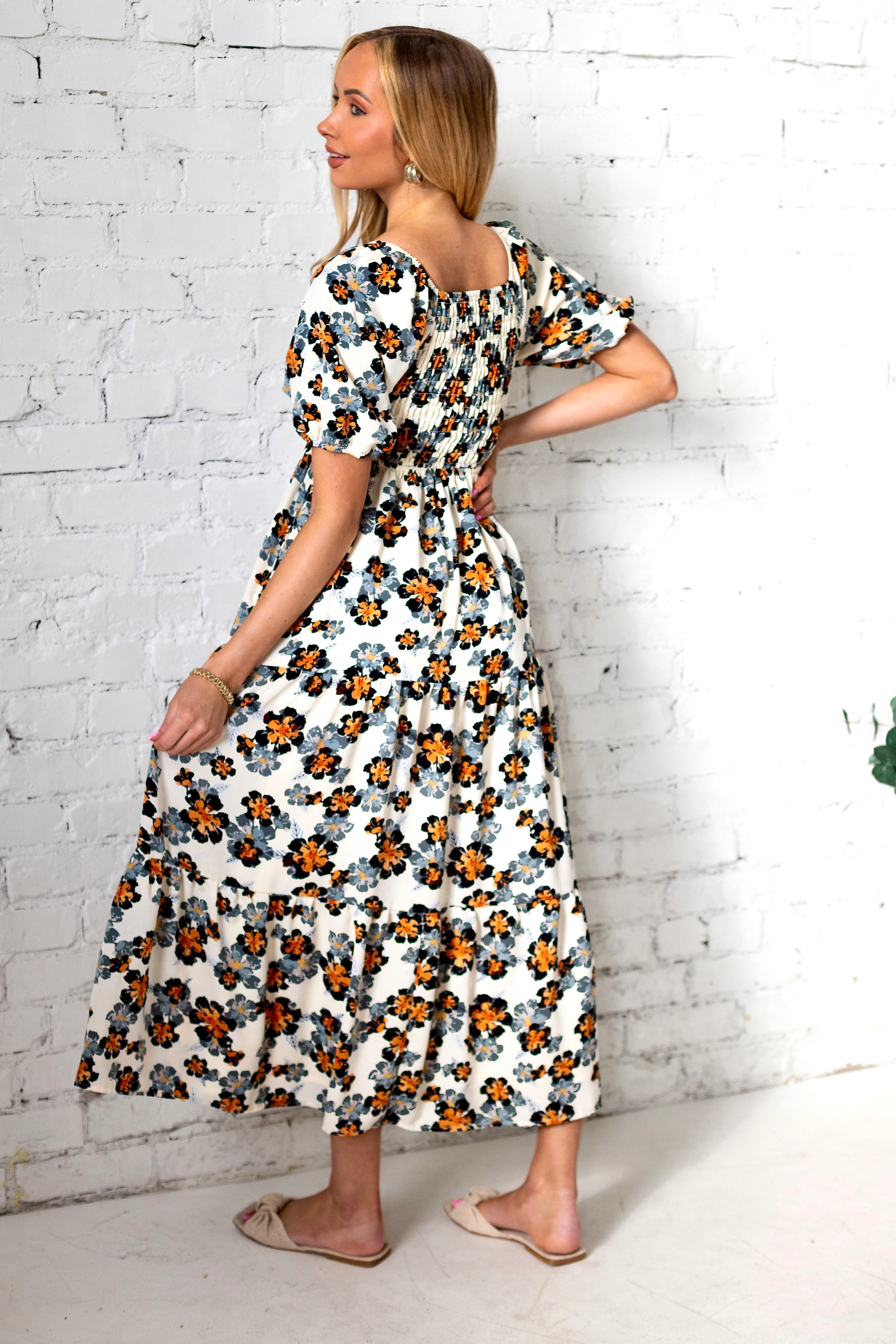 The Indy Tangerine Twist Dresses - XNAUWBI
