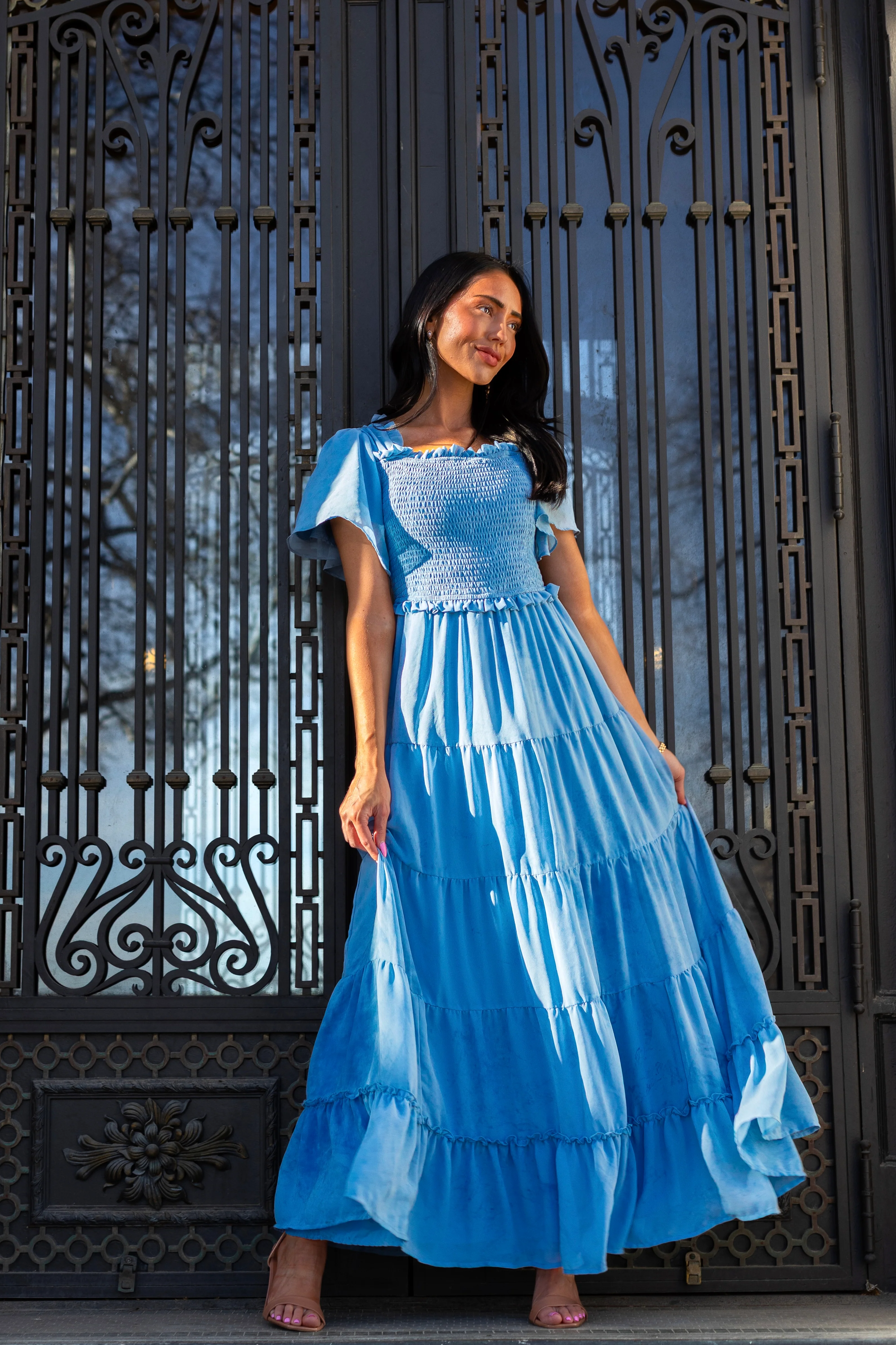 The Leigh Robin Blue Dresses - XNAUWBI