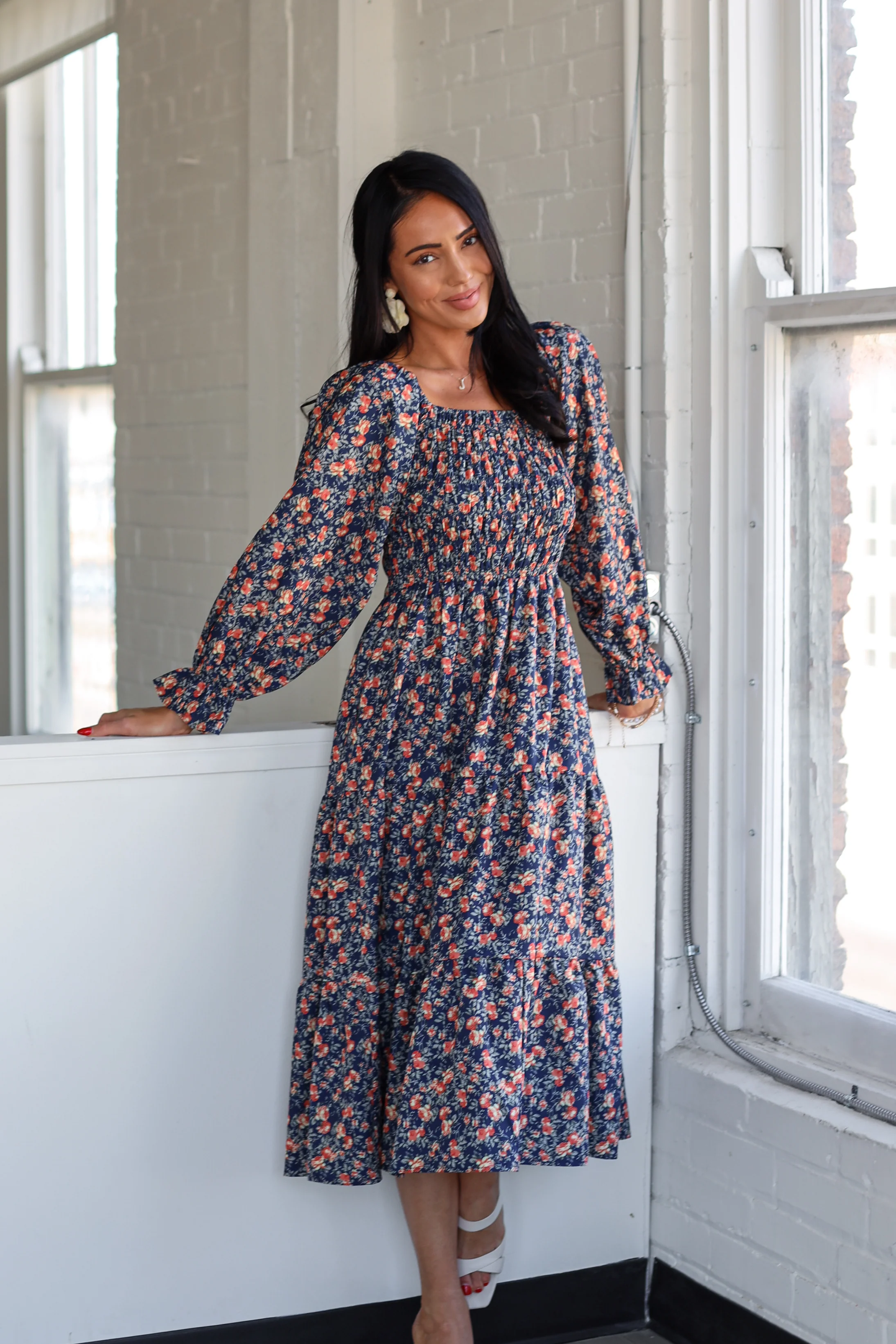 The Sullivan Citrus Bloom Dresses - XNAUWBI