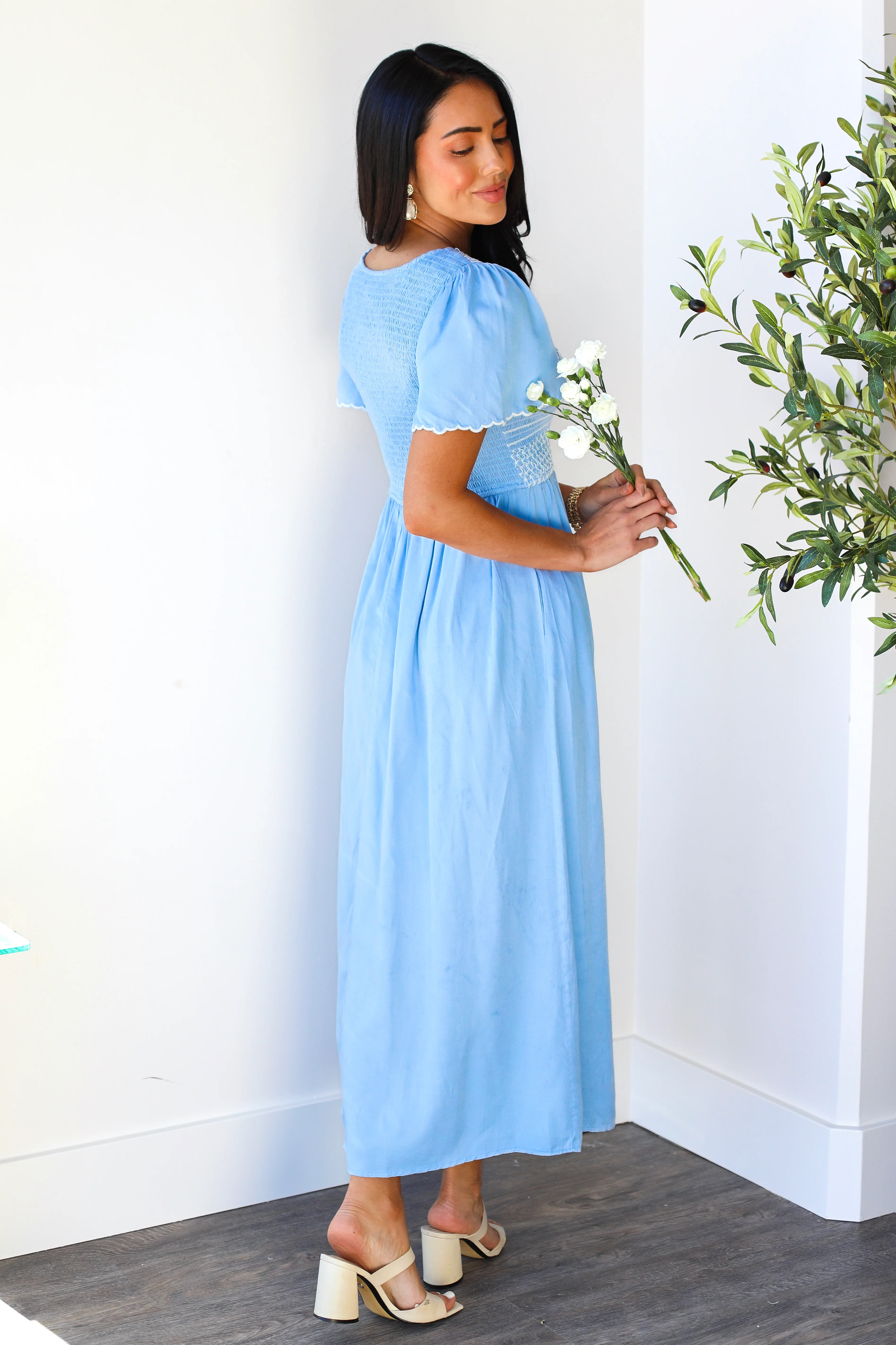 The Azima Light Blue Dresses - XNAUWBI