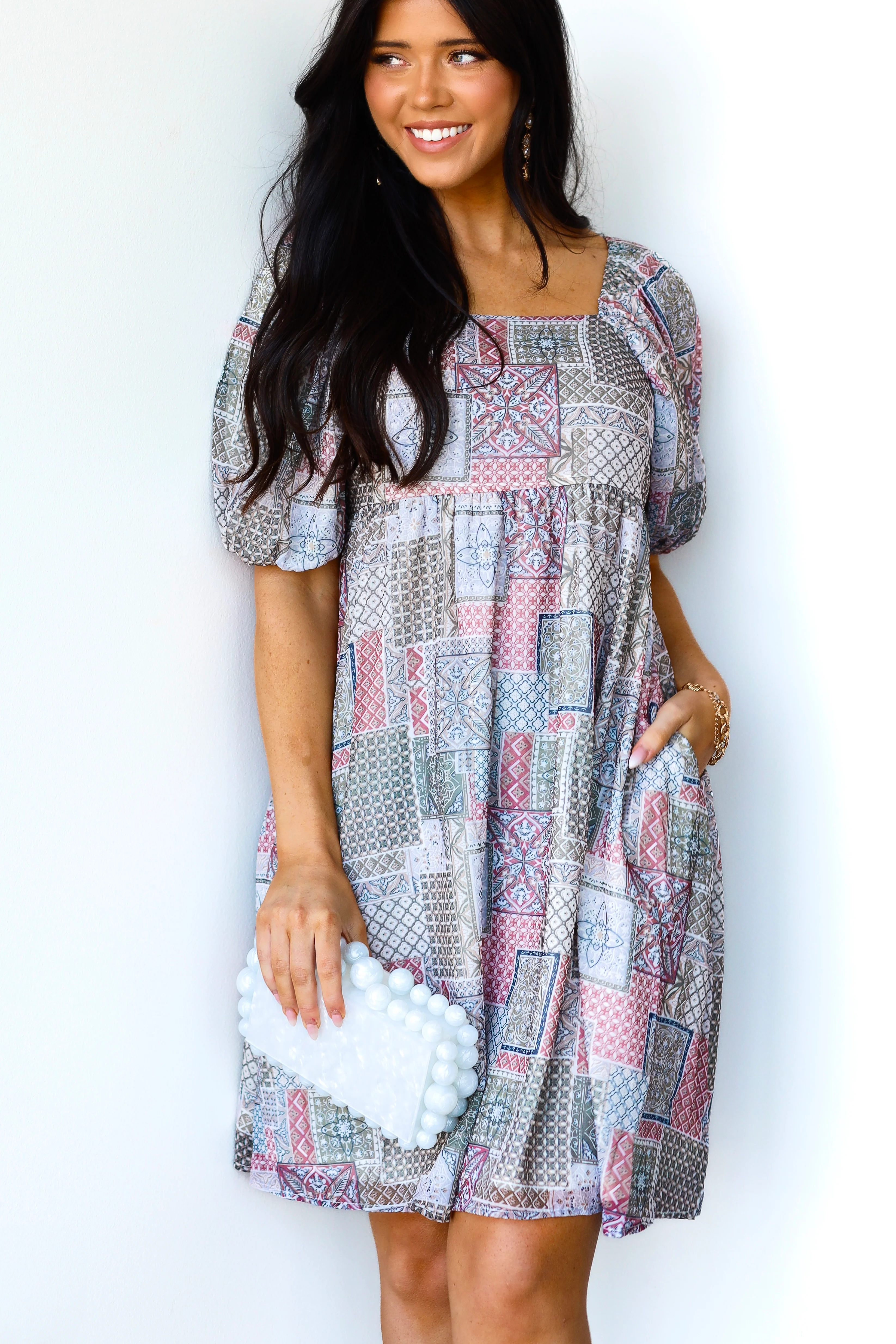 The Tatum Patchstitch Dresses - XNAUWBI