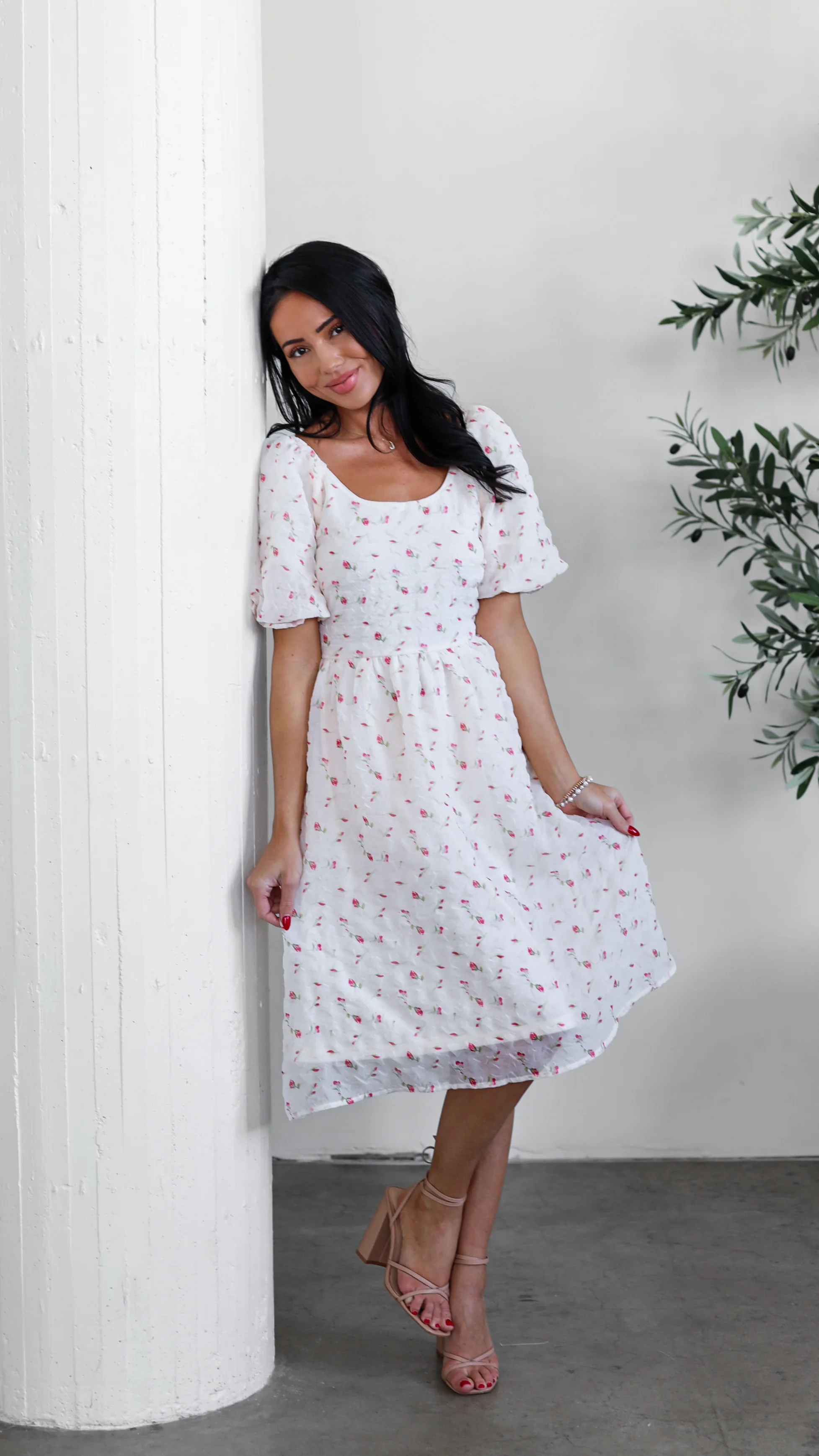 The Alta Raspberry Rose Dresses - XNAUWBI