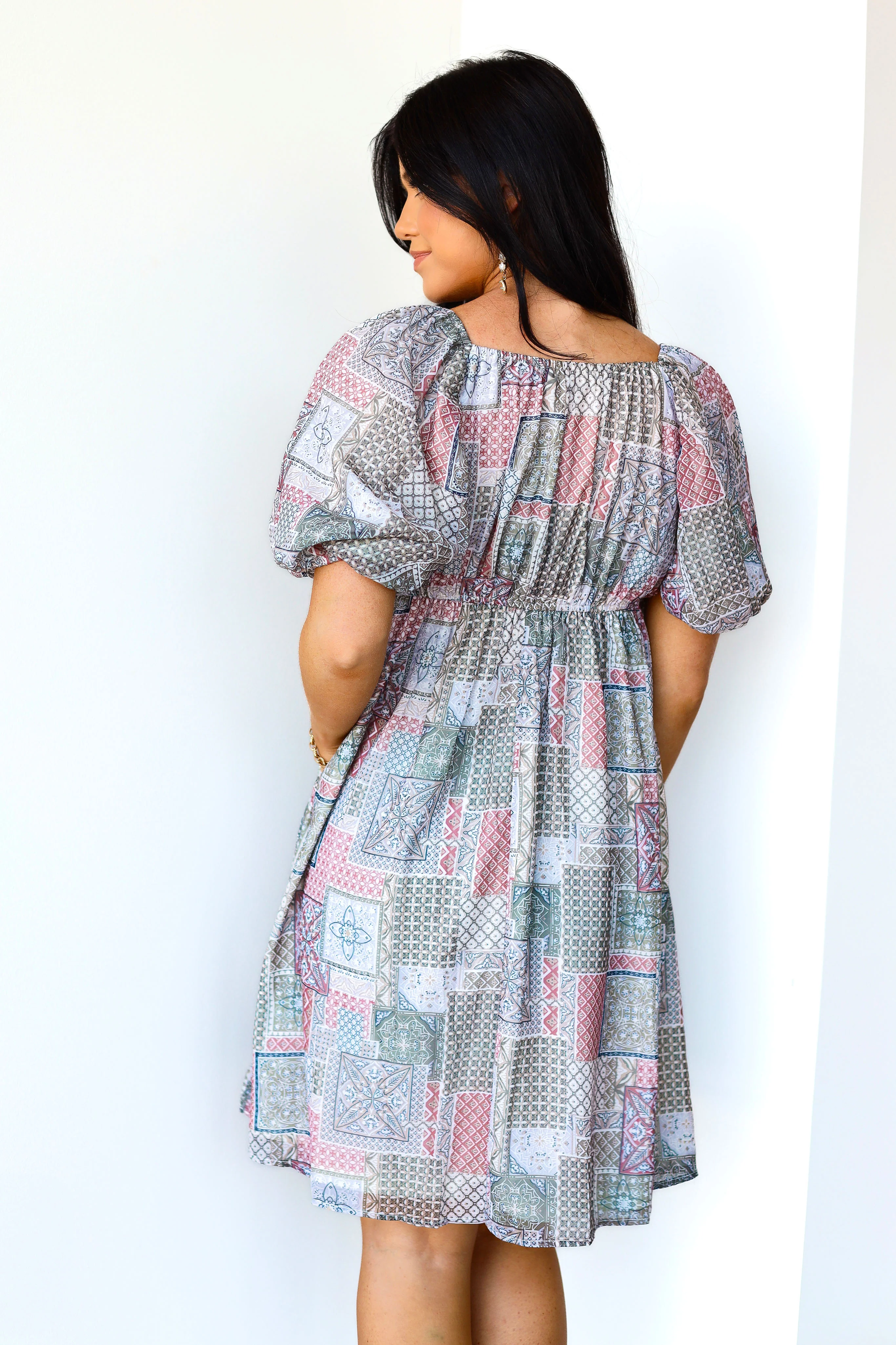 The Tatum Patchstitch Dresses - XNAUWBI