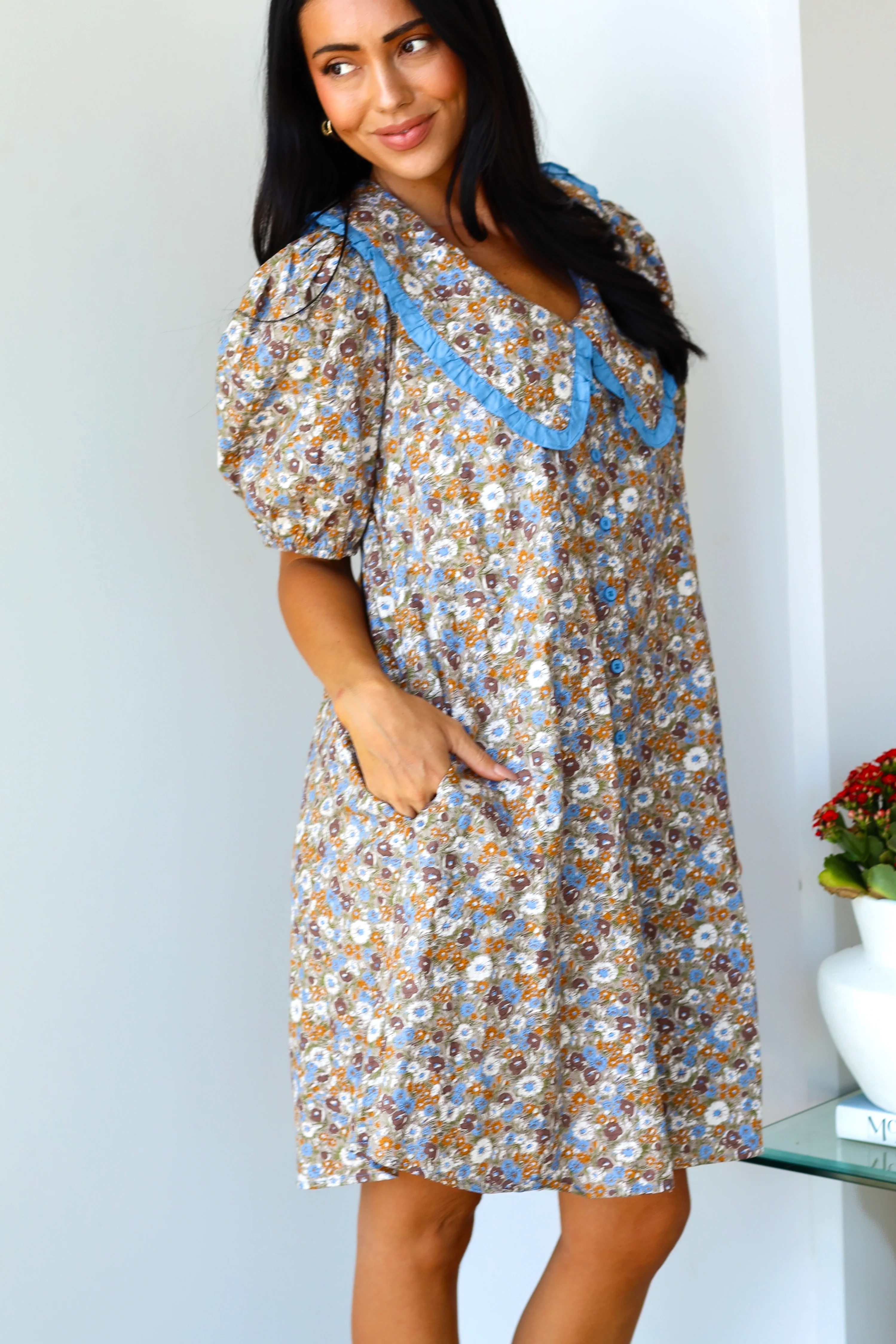 The Vincent Horizon Blue Dresses - XNAUWBI