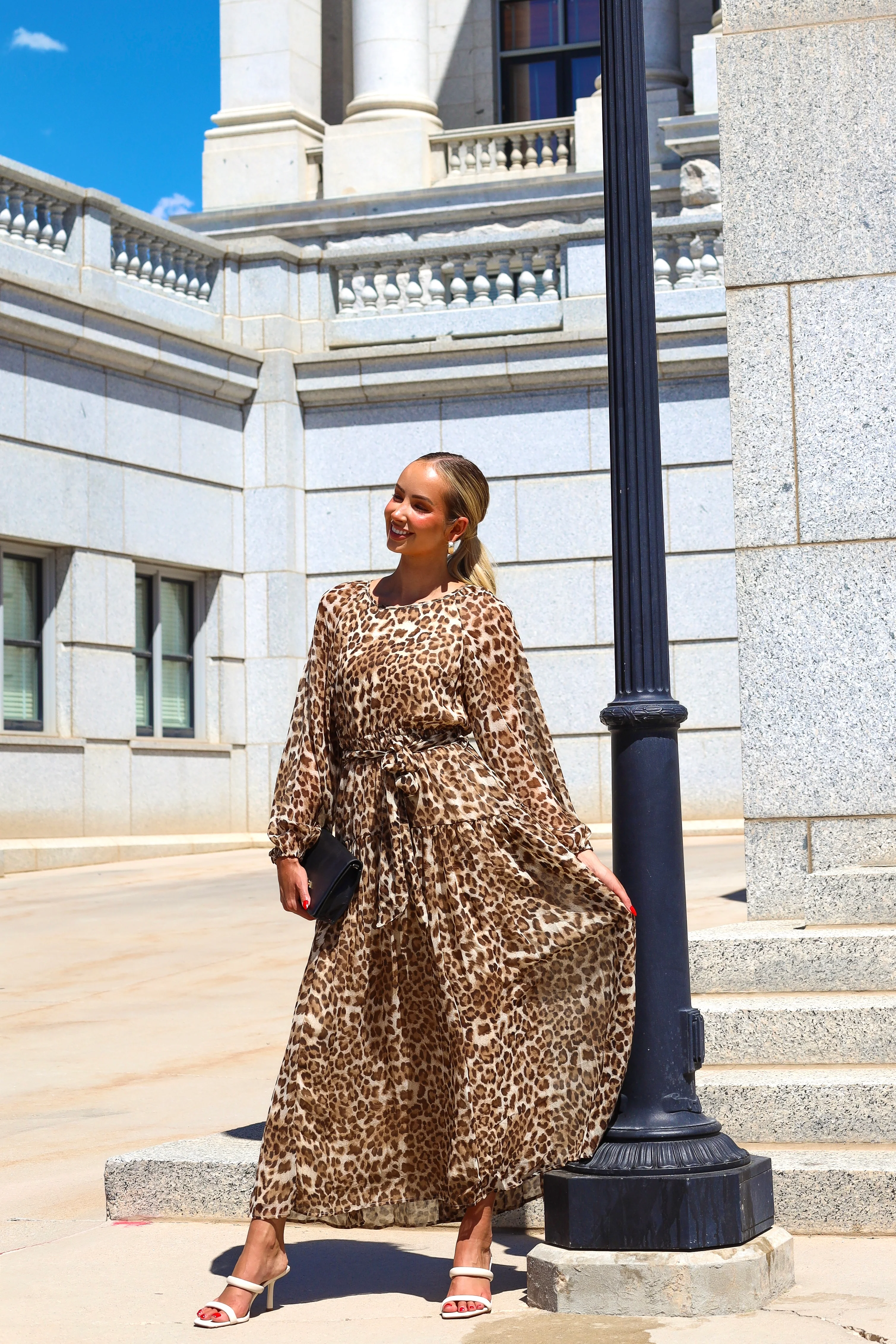 The Mylena Leopard Print Dresses - XNAUWBI