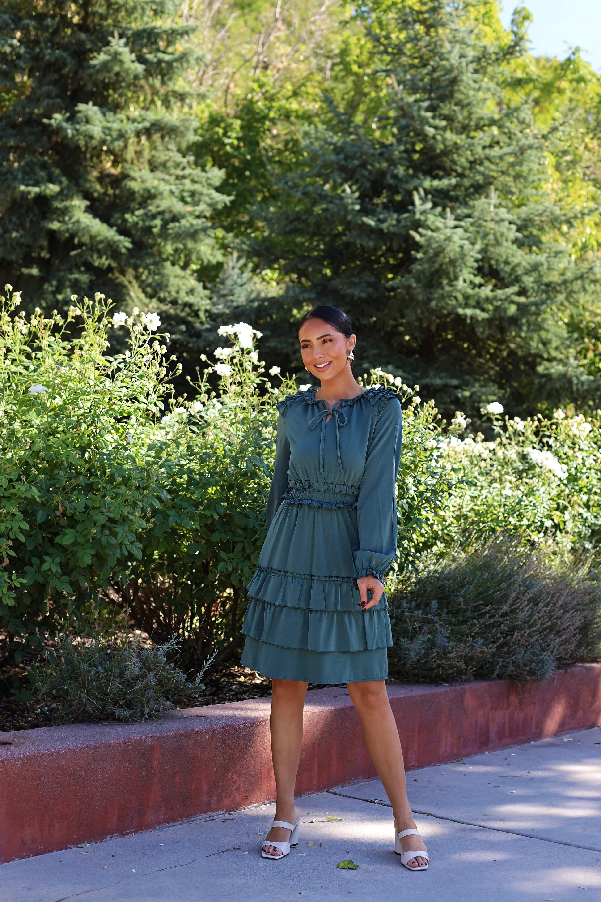 The Eloise Palace Green Dresses - XNAUWBI