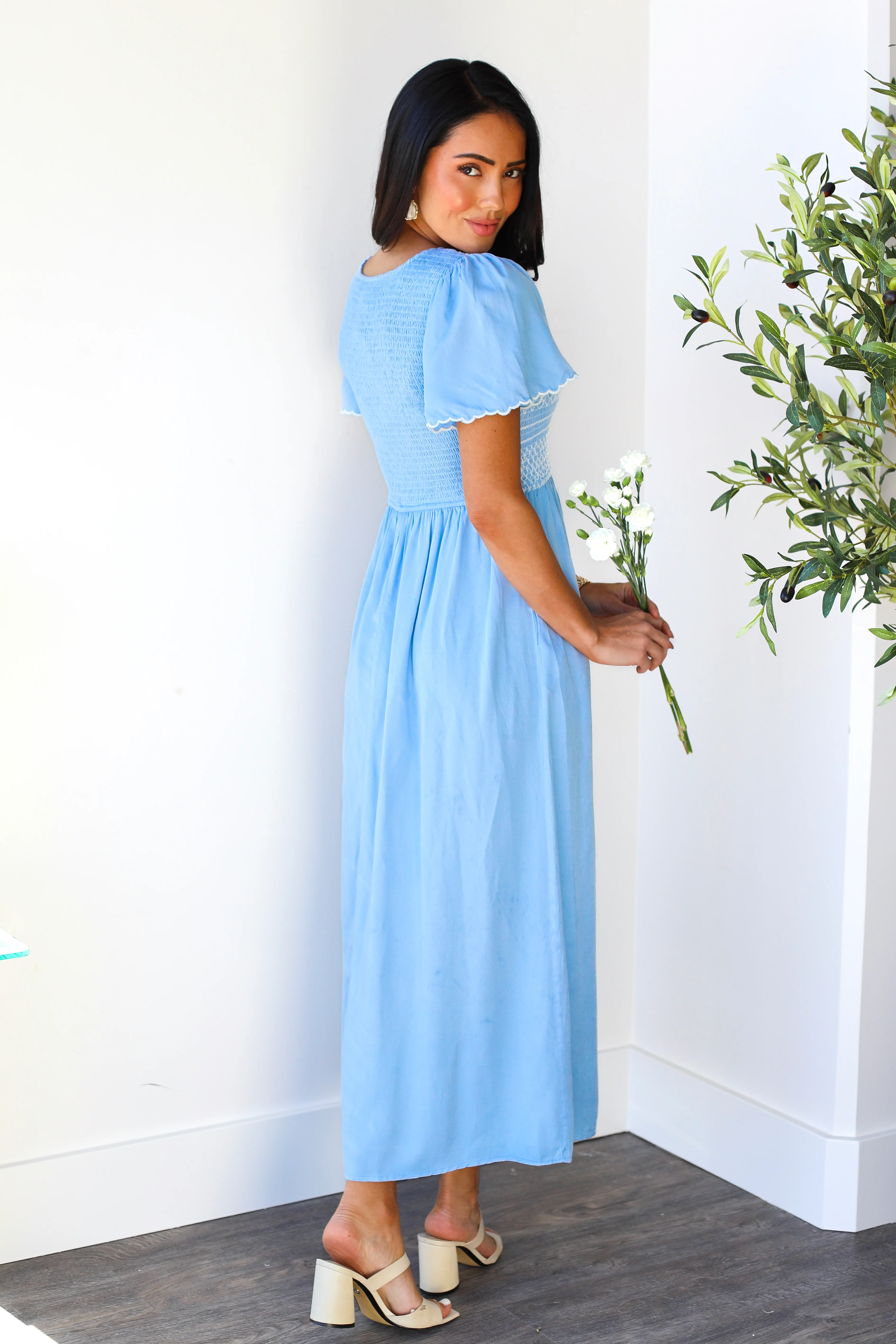 The Azima Light Blue Dresses - XNAUWBI
