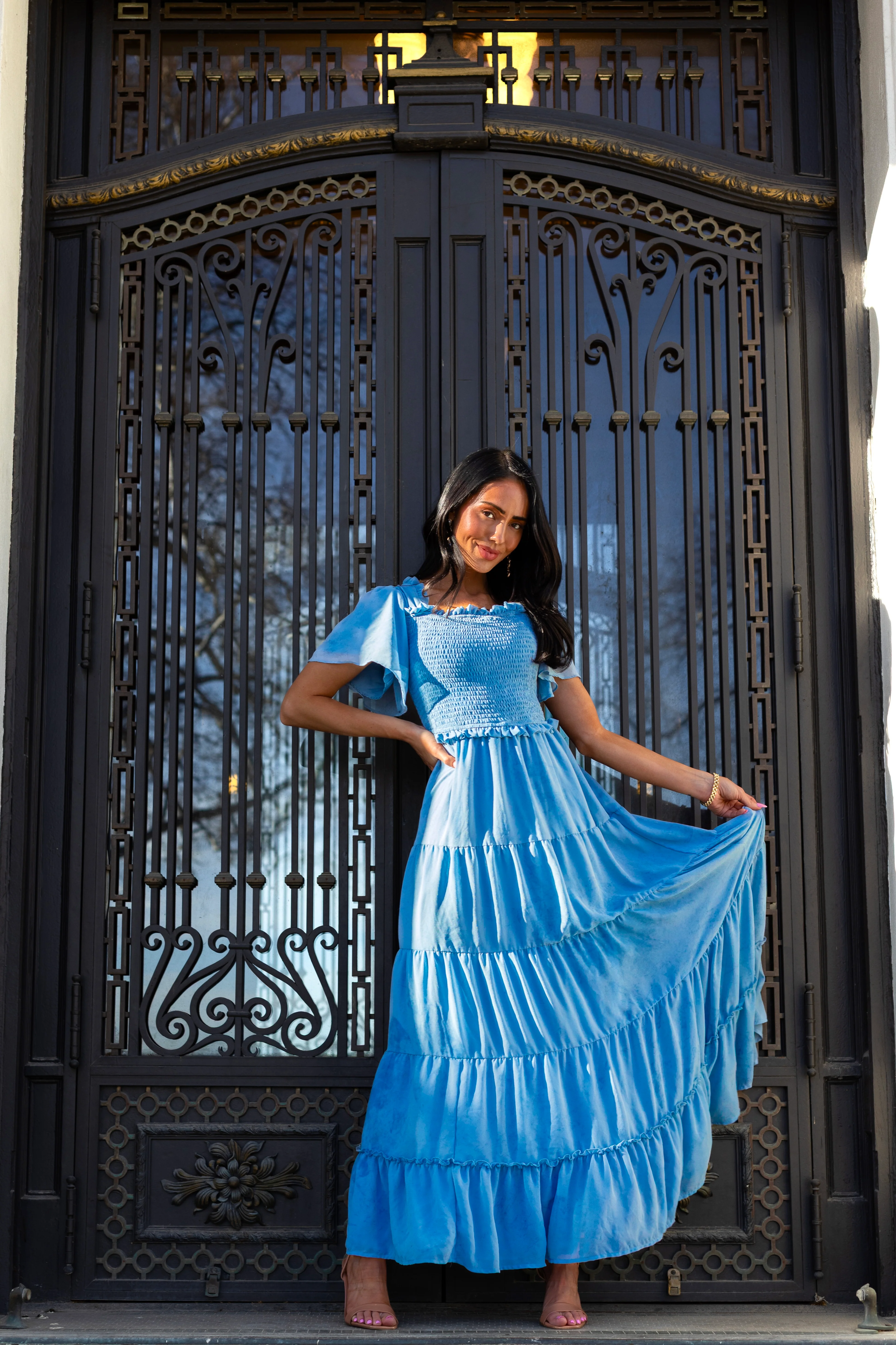 The Leigh Robin Blue Dresses - XNAUWBI