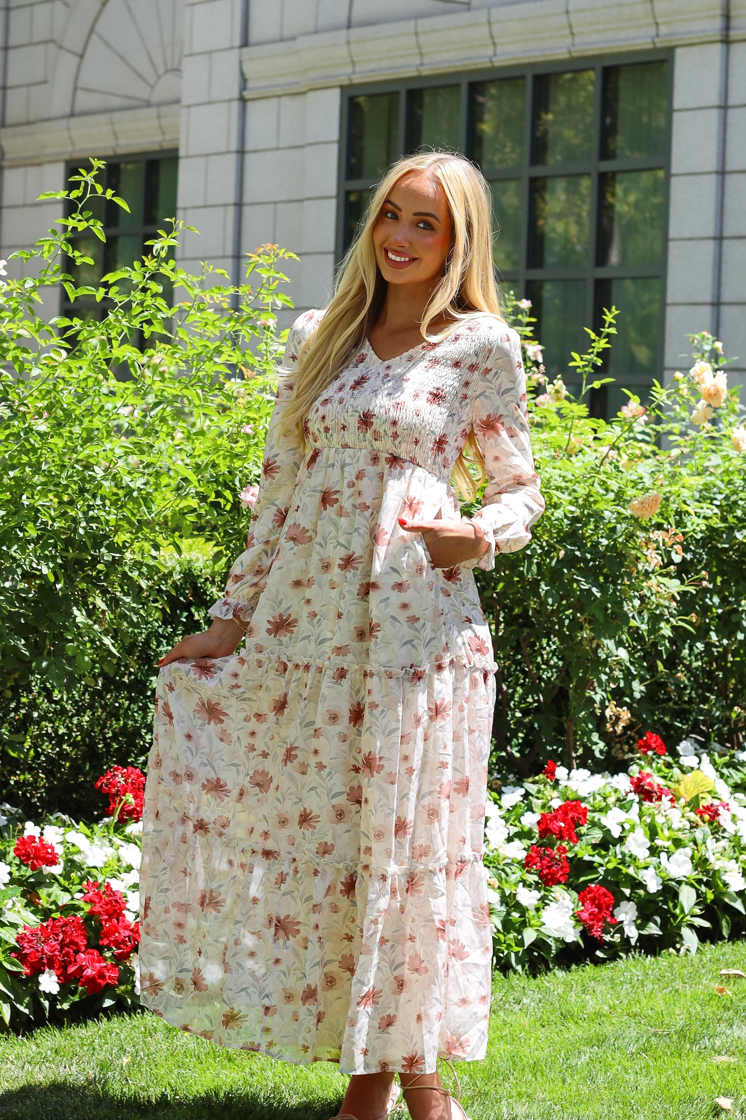 The September Burnished Bloom Dresses - XNAUWBI