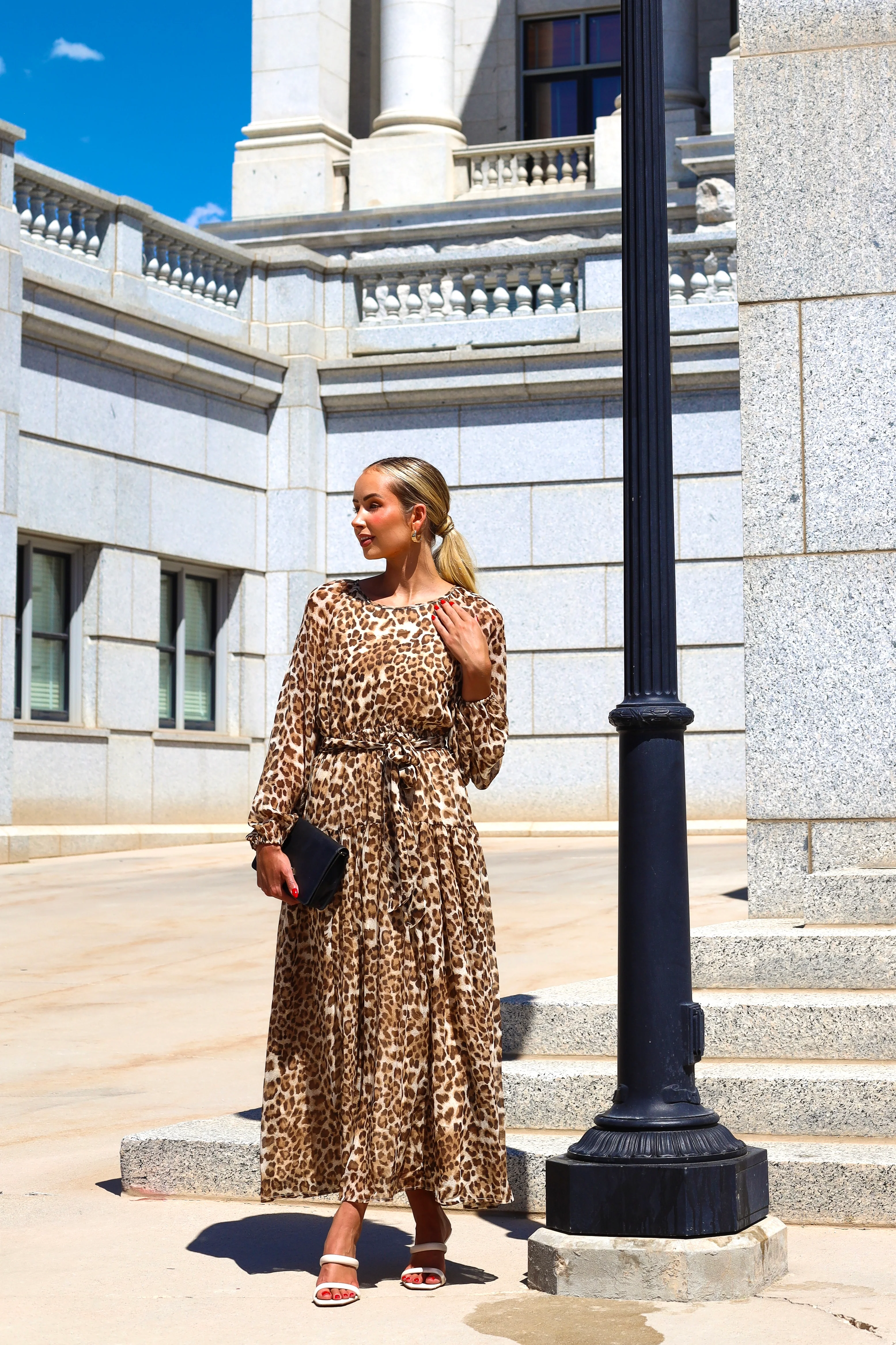 The Mylena Leopard Print Dresses - XNAUWBI
