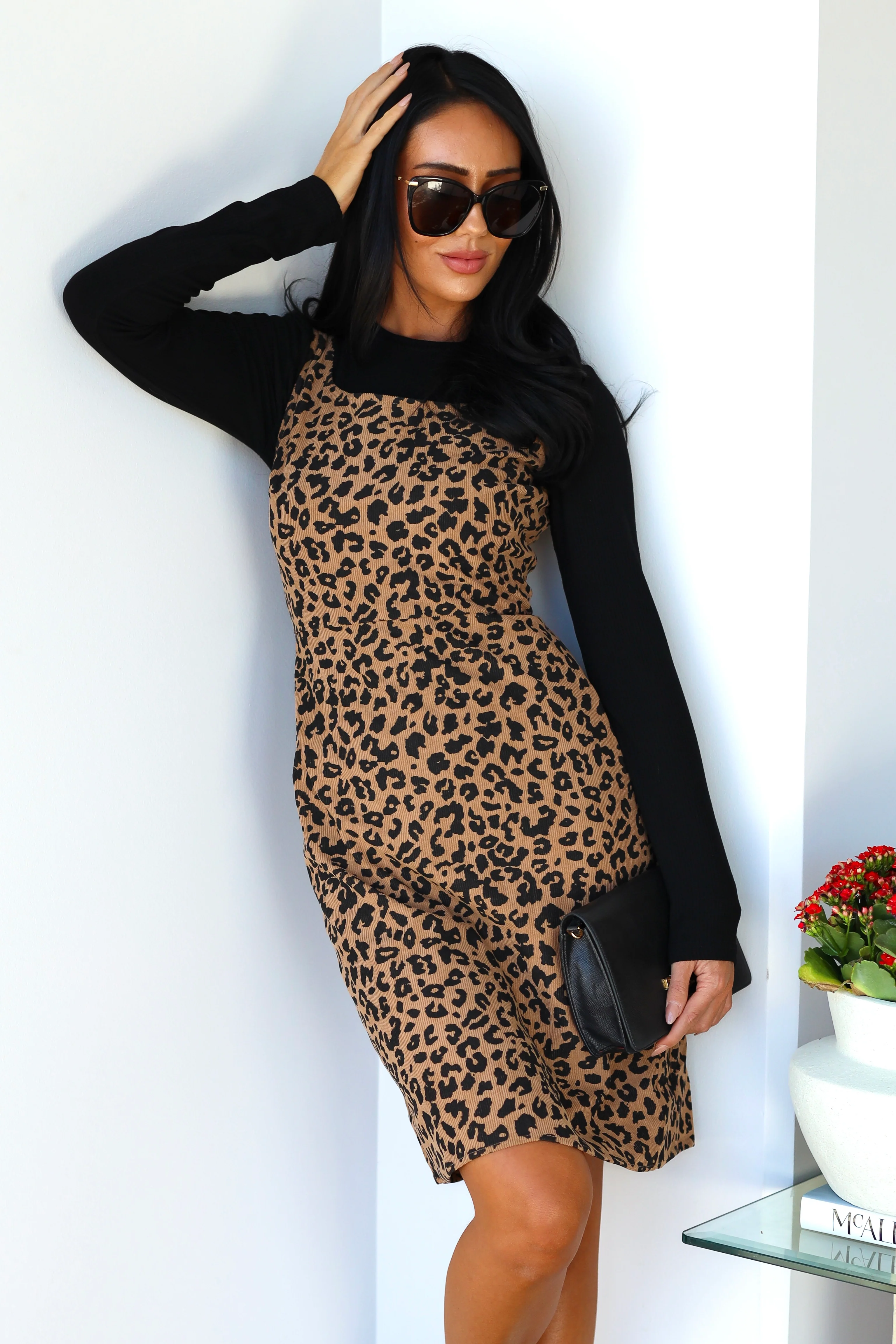 The Harper Leopard Dresses - XNAUWBI