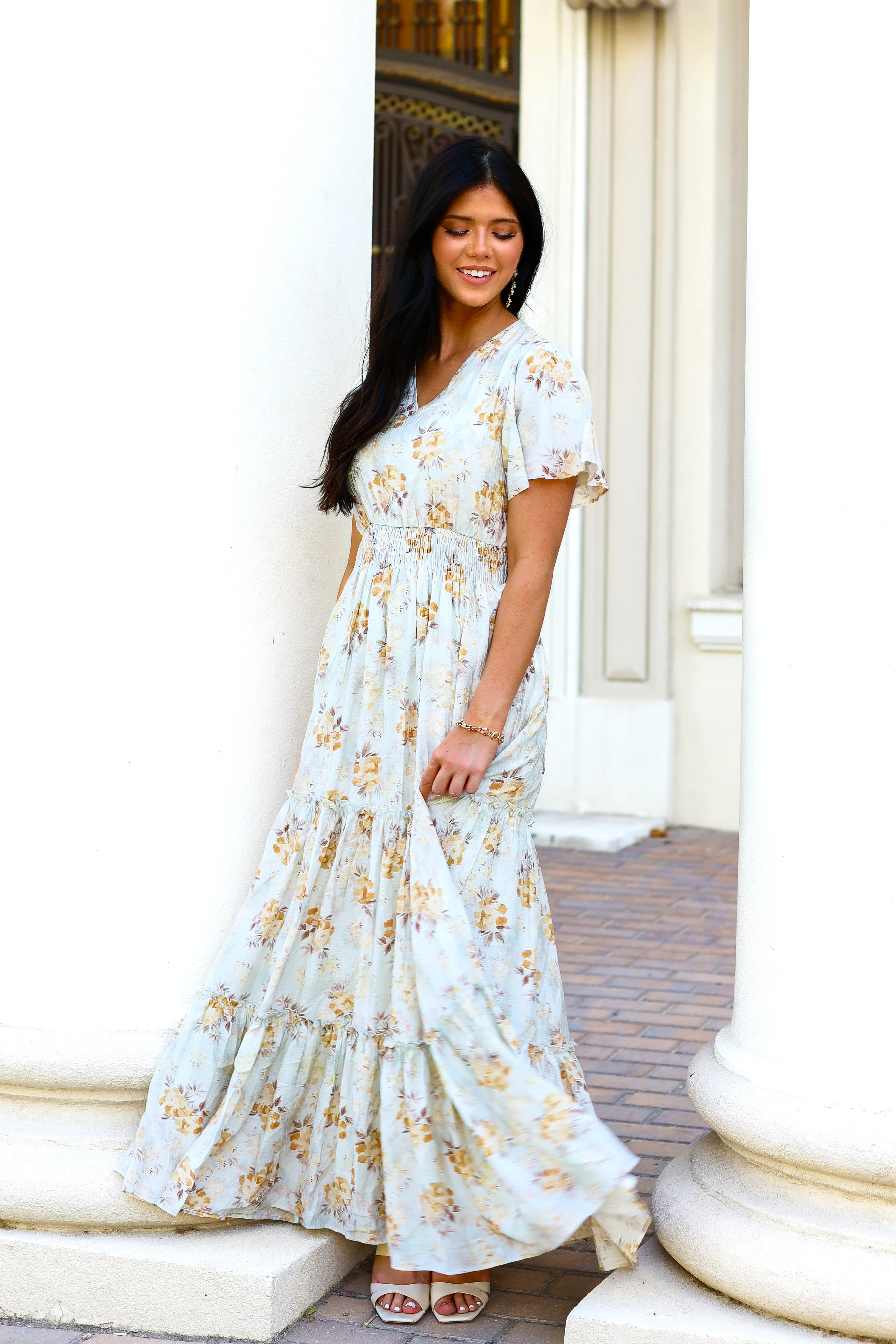 The Eden Amber Wreath Dresses - XNAUWBI