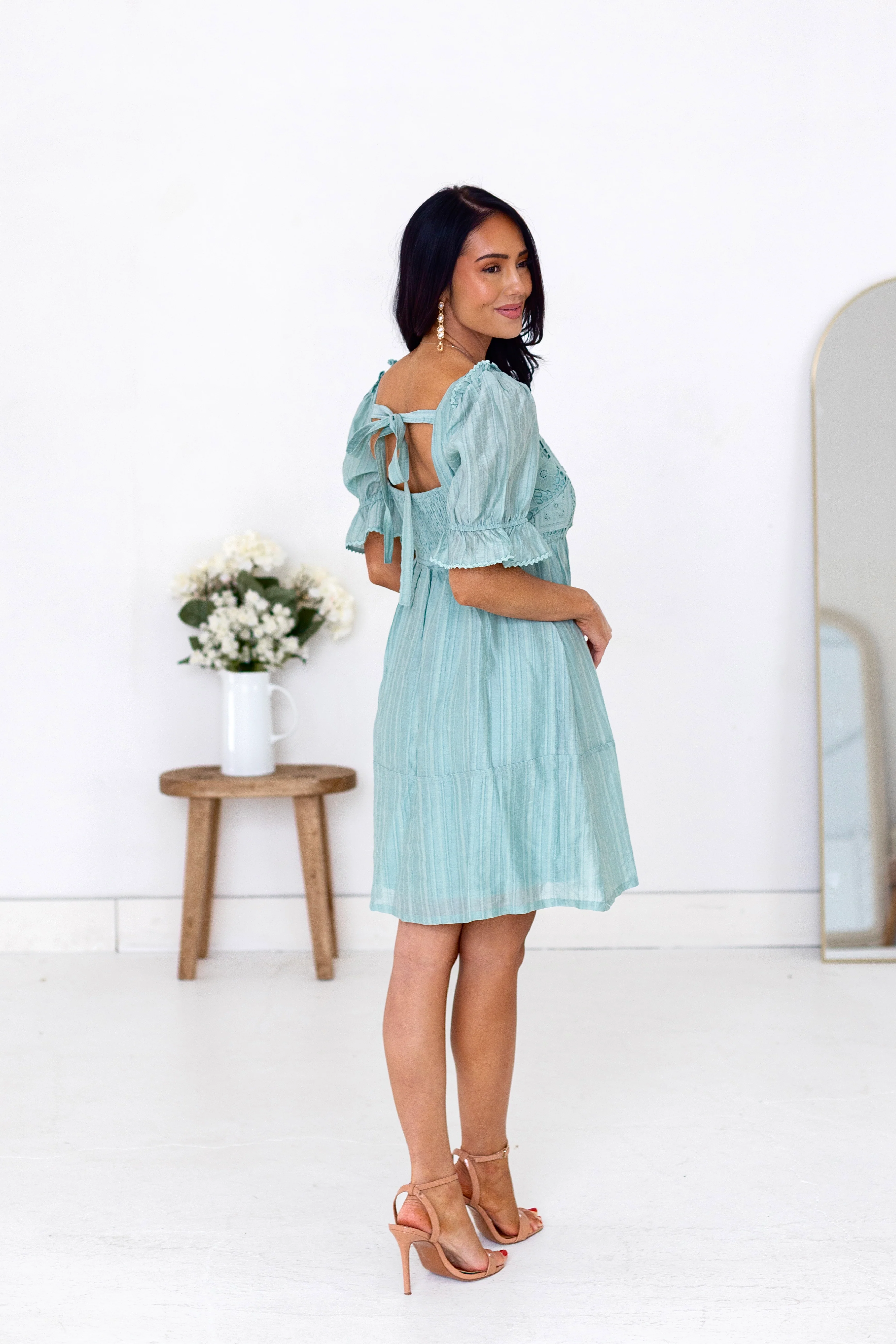 The Belsea Aqua Mint Dresses - XNAUWBI