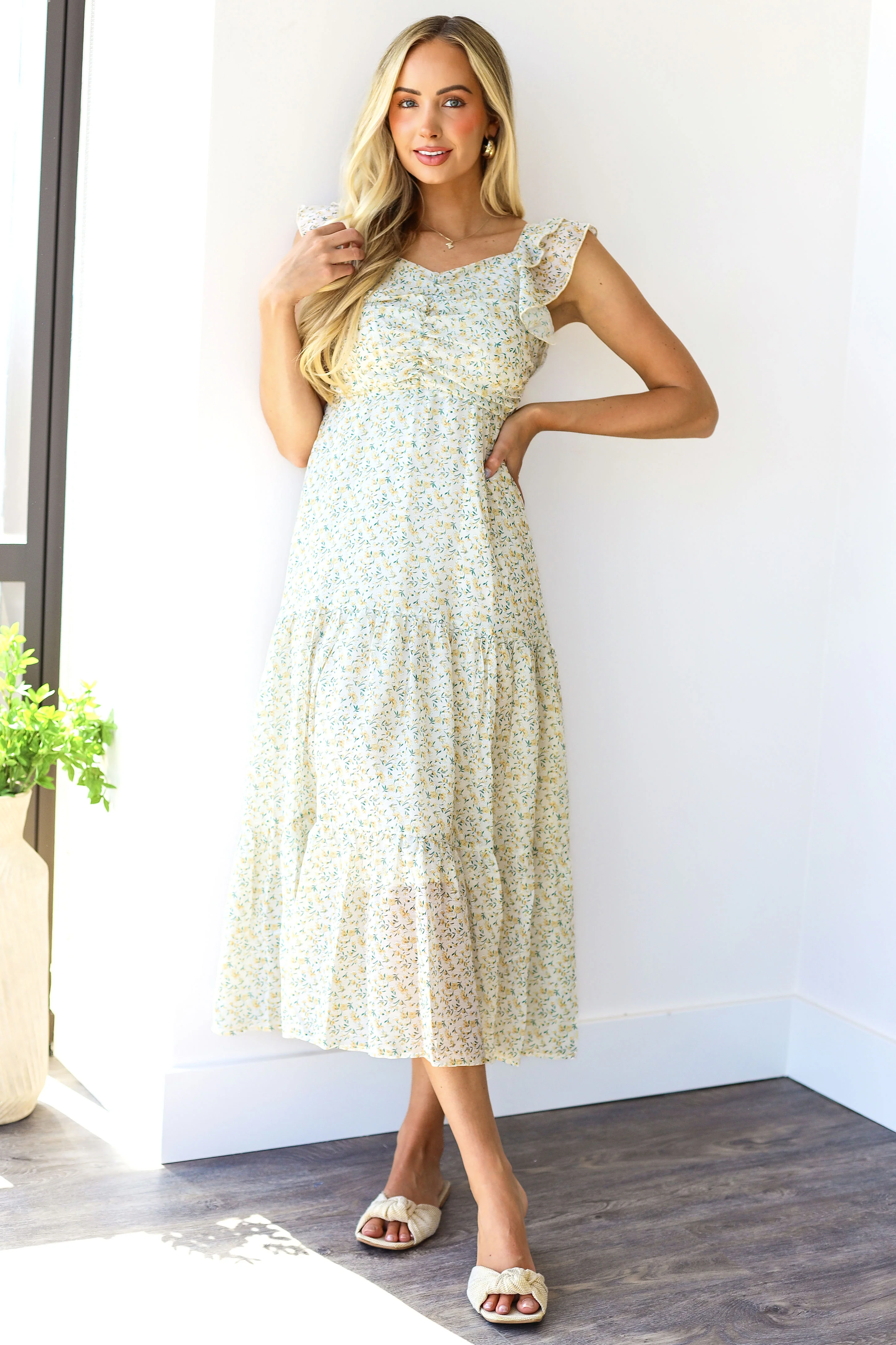 The Carrie Sunny Dahlia Dresses - XNAUWBI